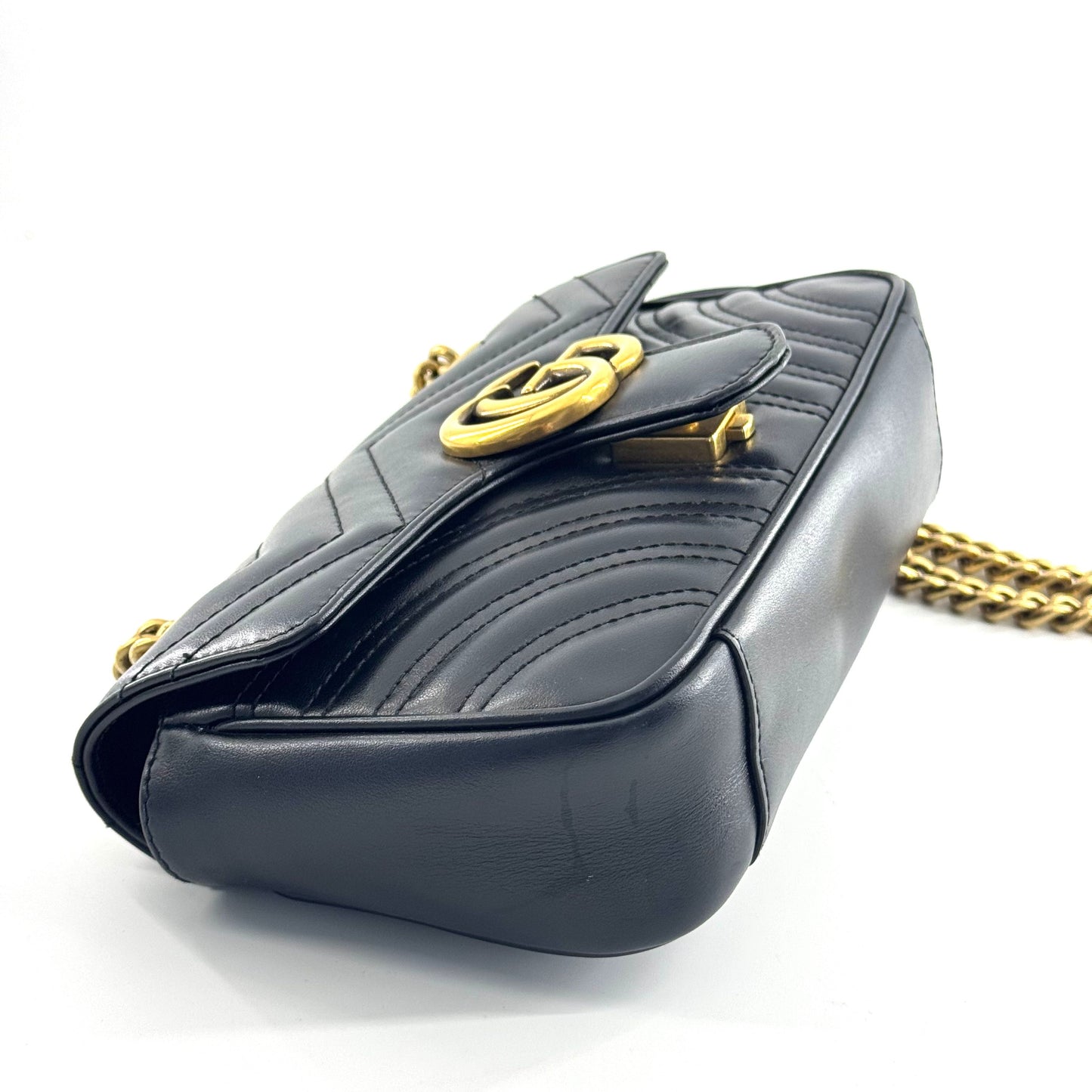 Gucci - Marmont - Leather - Black - (mini)