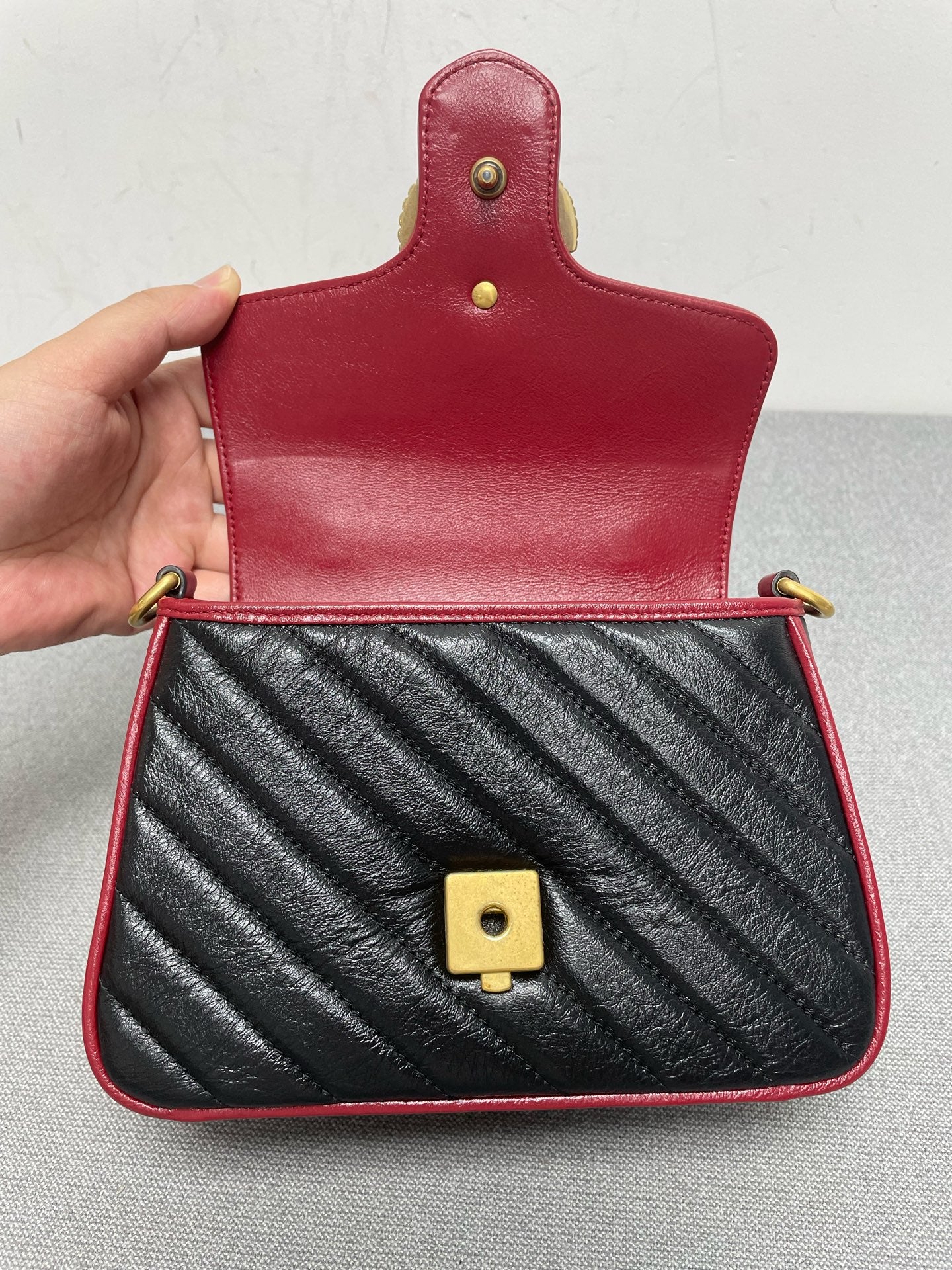 Gucci - Marmont - Leather - Black - (mini)