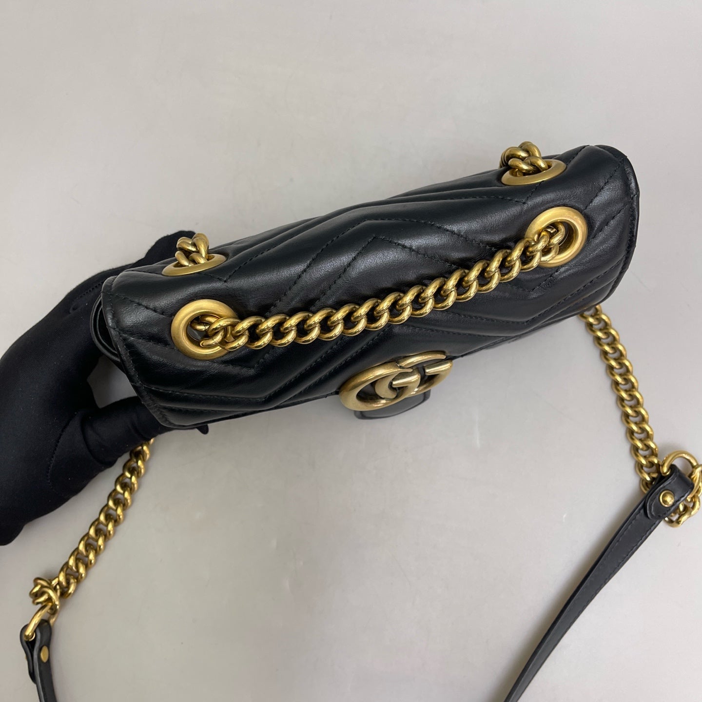 Gucci - Marmont - Leather - Black - (mini)