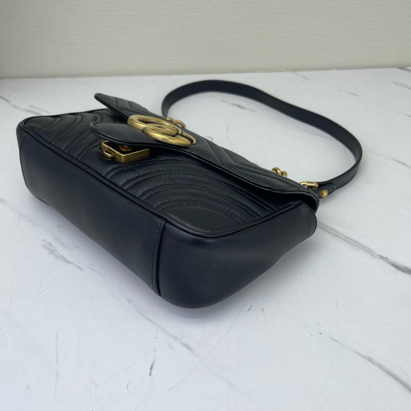 Gucci - Marmont - Leather - Black - (mini)