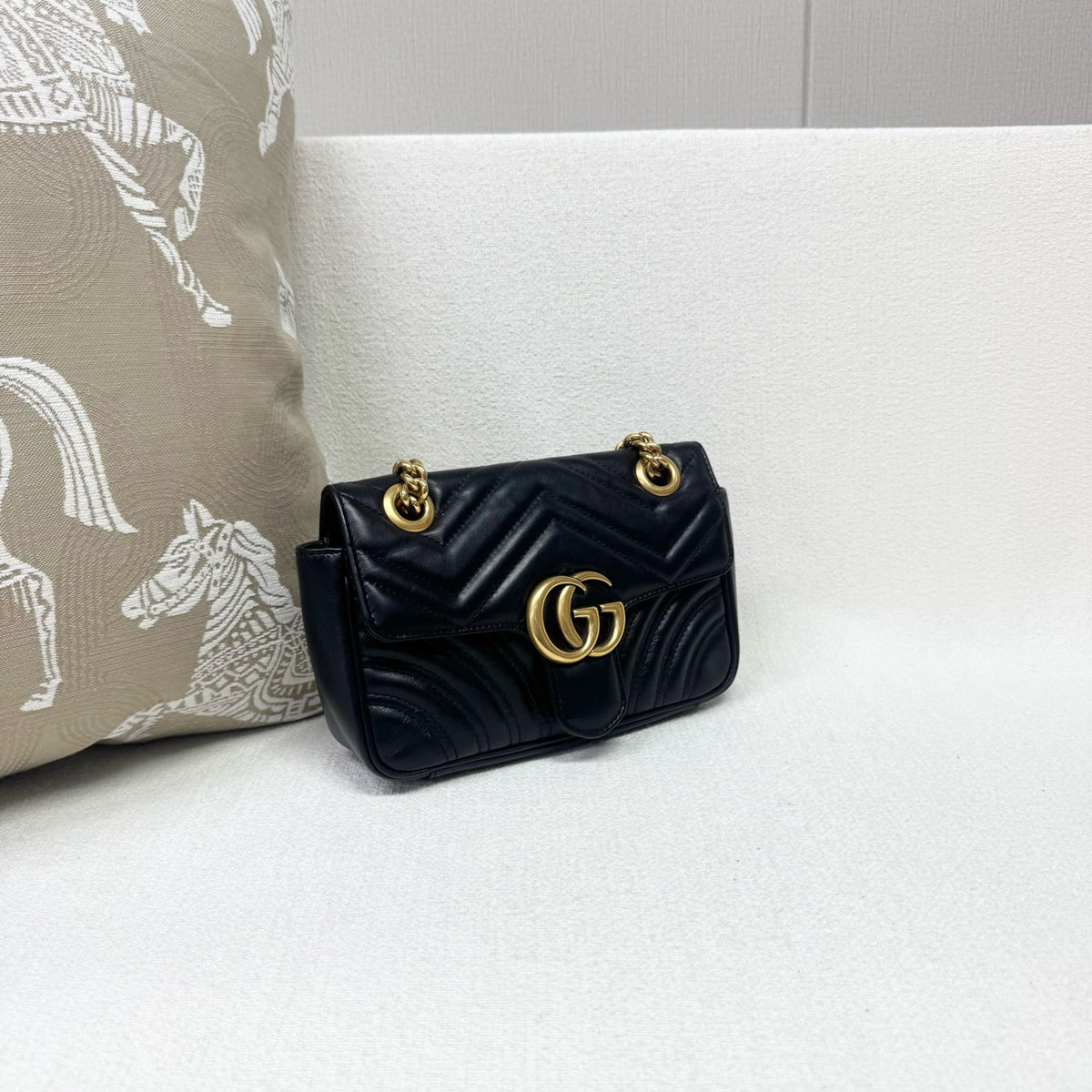 Gucci - Marmont - Leather - Black - (mini)