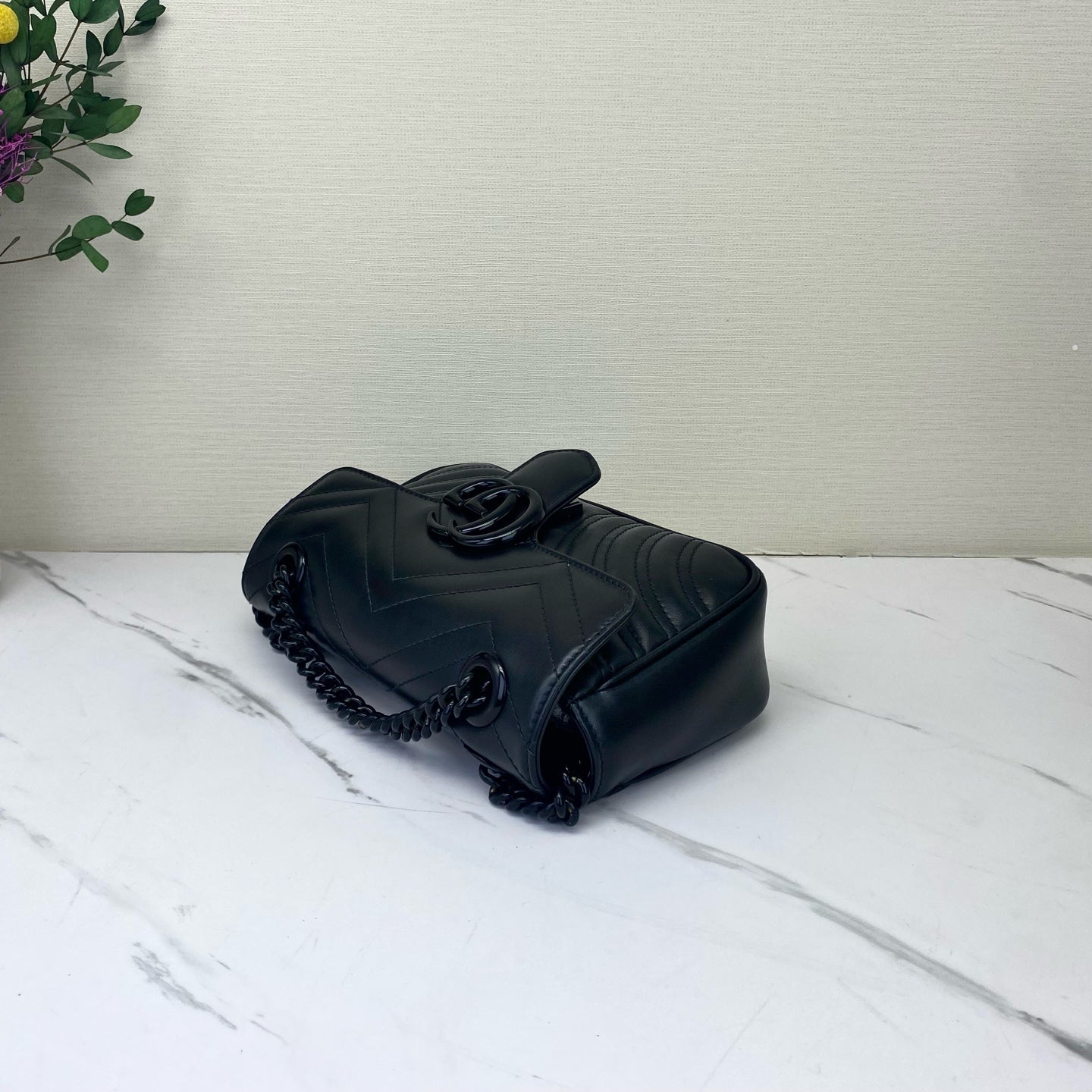 Gucci - Marmont - Leather - Black - (mini)