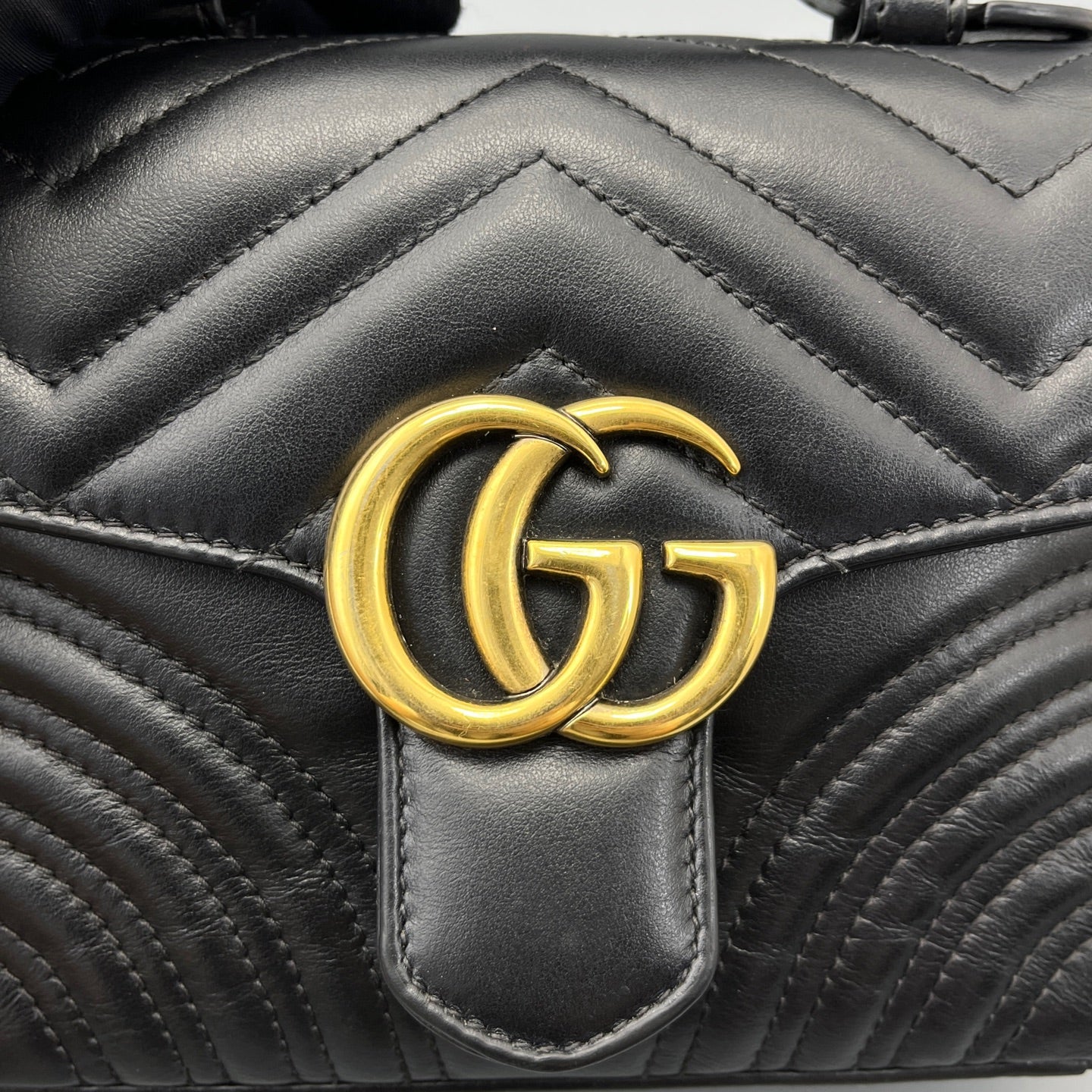 Gucci - Marmont - Leather - Black - (mini)