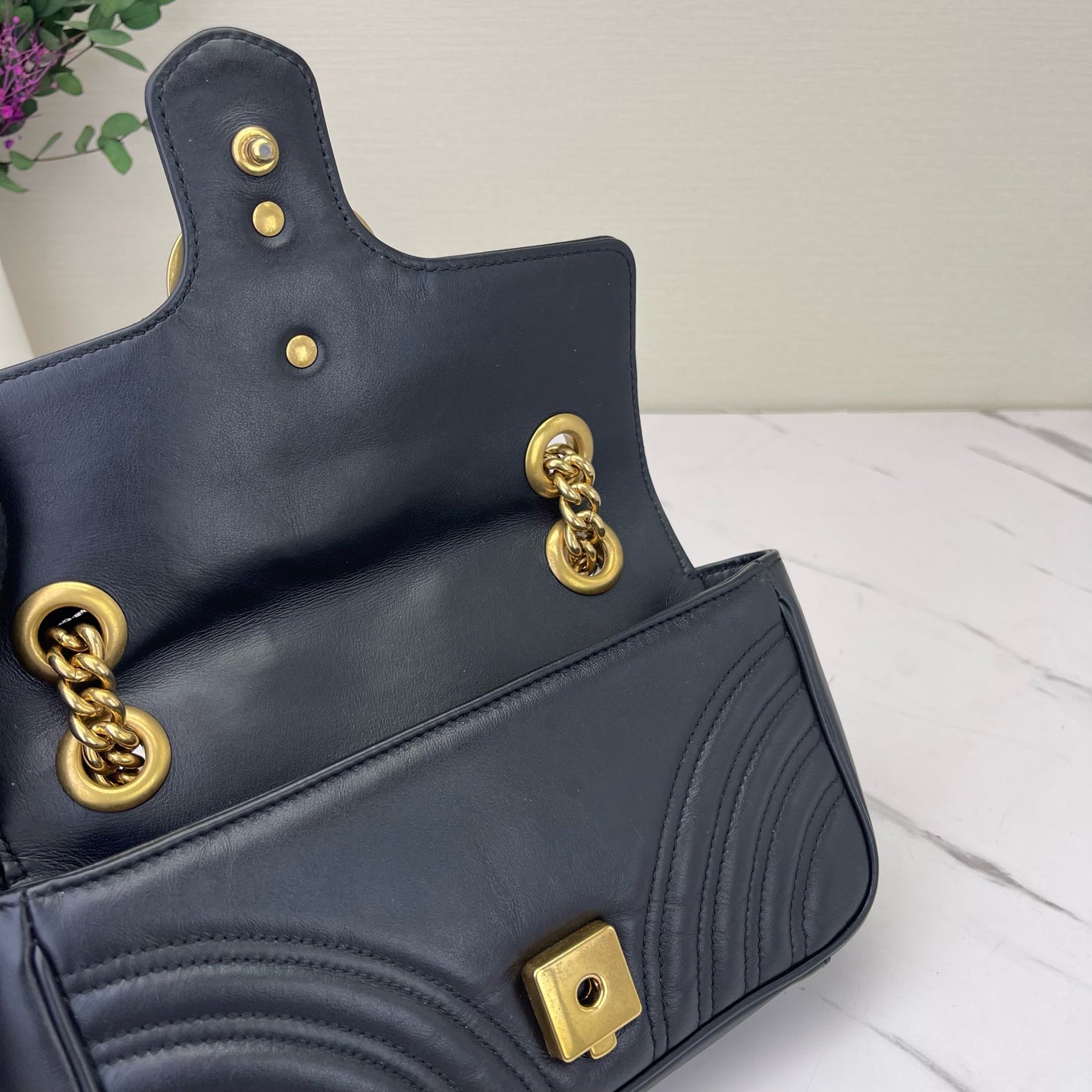 Gucci - Marmont - Leather - Black - (mini)