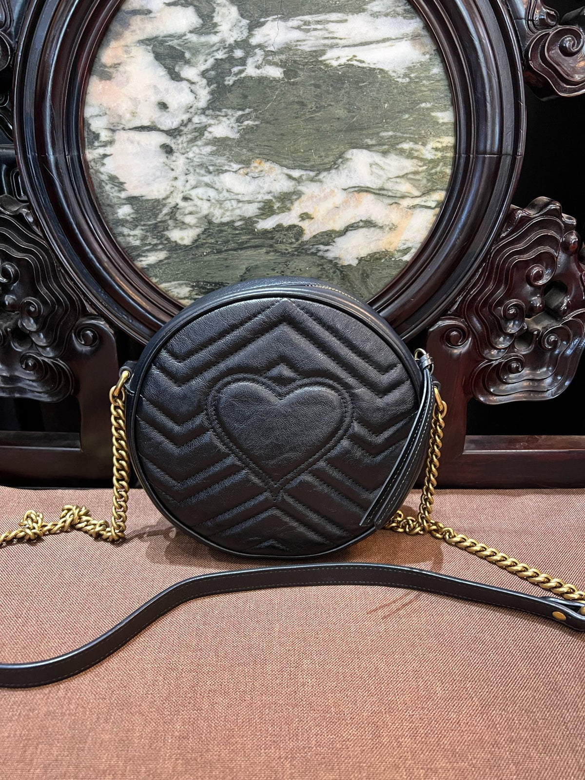 Gucci - Marmont - Leather - Black - (mini)