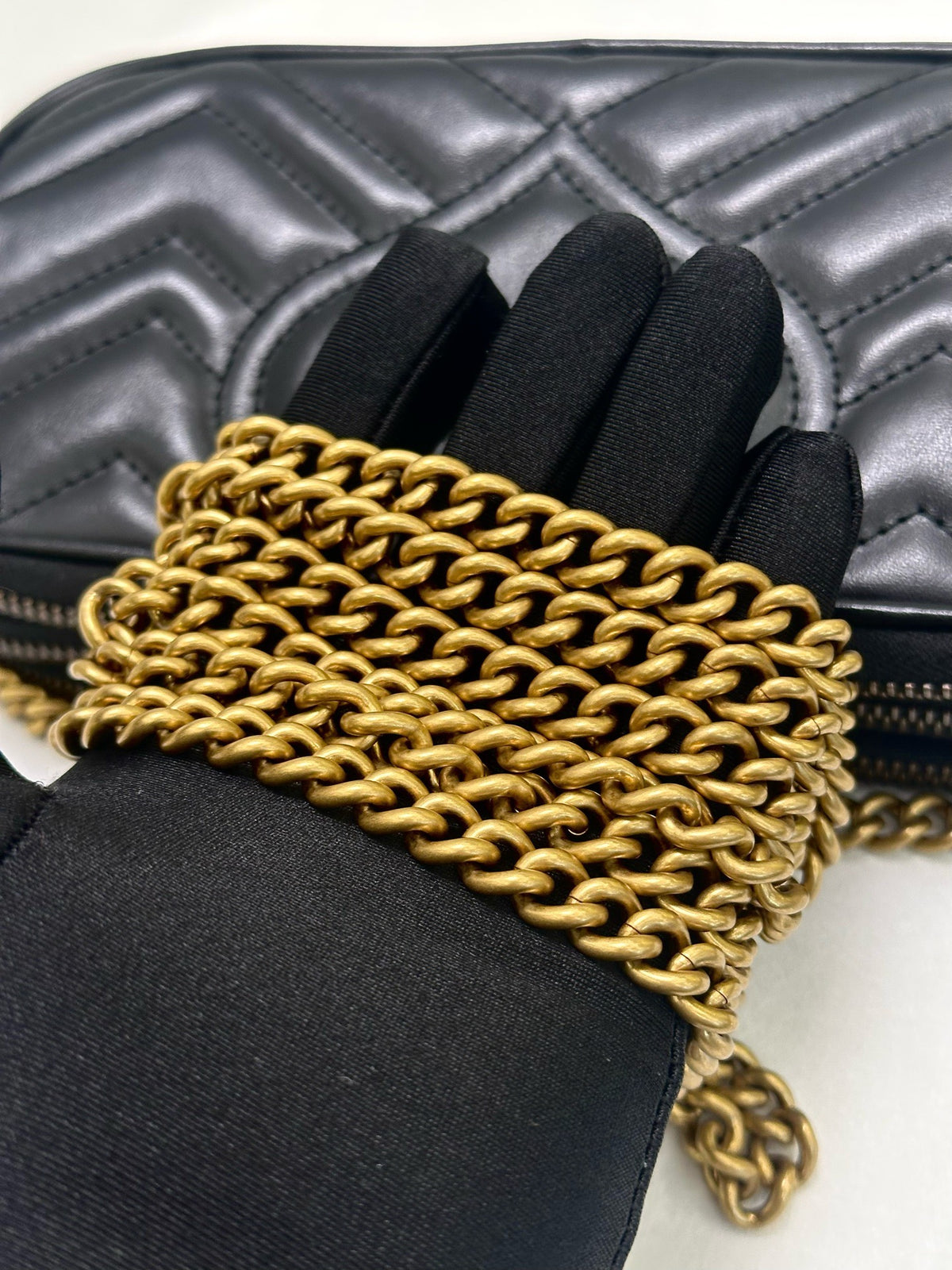 Gucci - Marmont - Leather - Black - (mini)