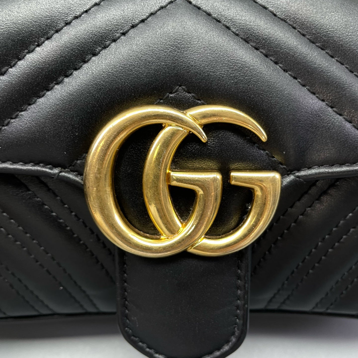 Gucci - Marmont - Leather - Black - (mini)