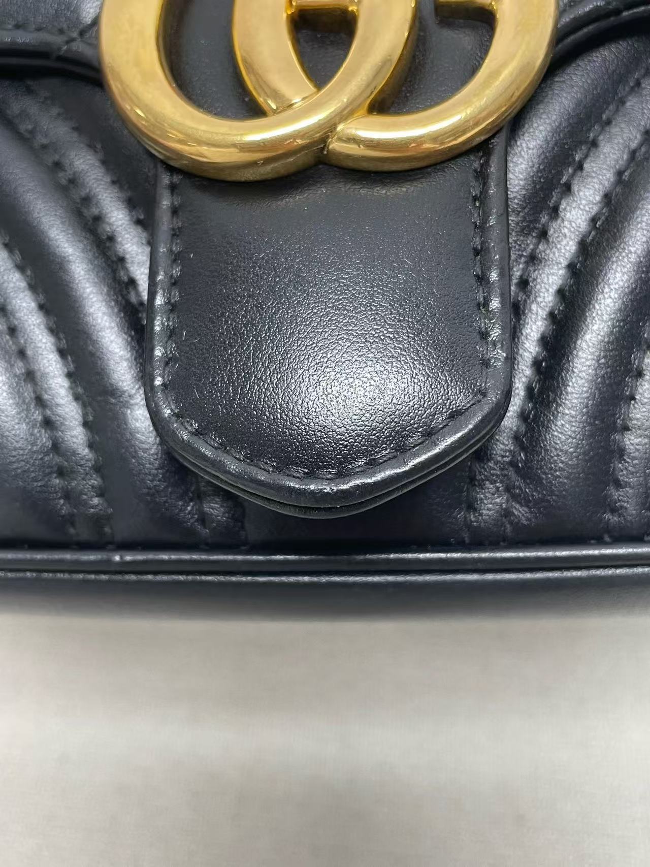 Gucci - Marmont - Leather - Black - (mini)