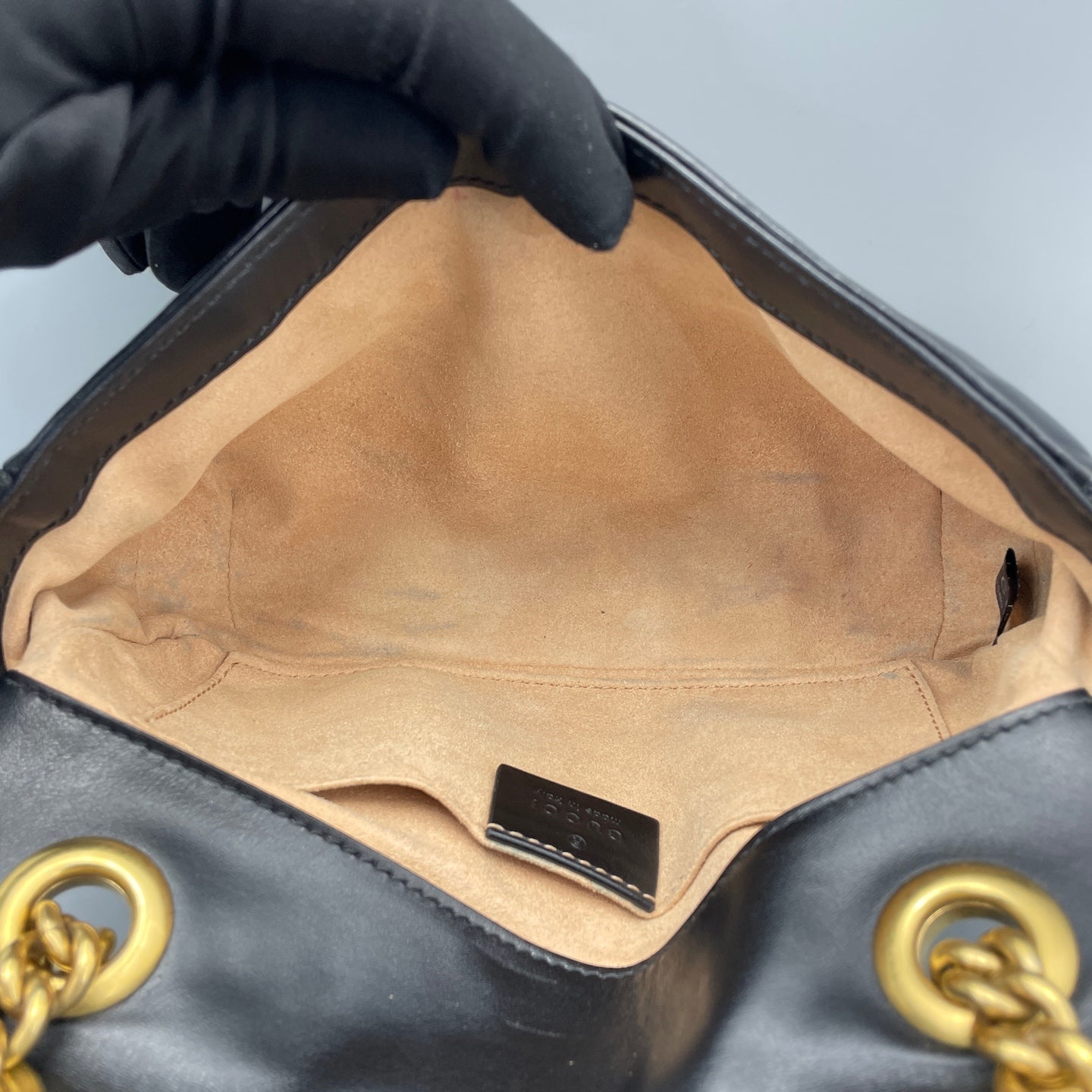 Gucci - Marmont - Leather - Black - (mini)