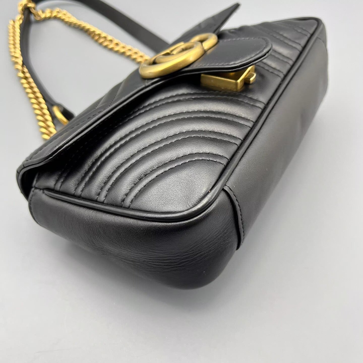 Gucci - Marmont - Leather - Black - (mini)