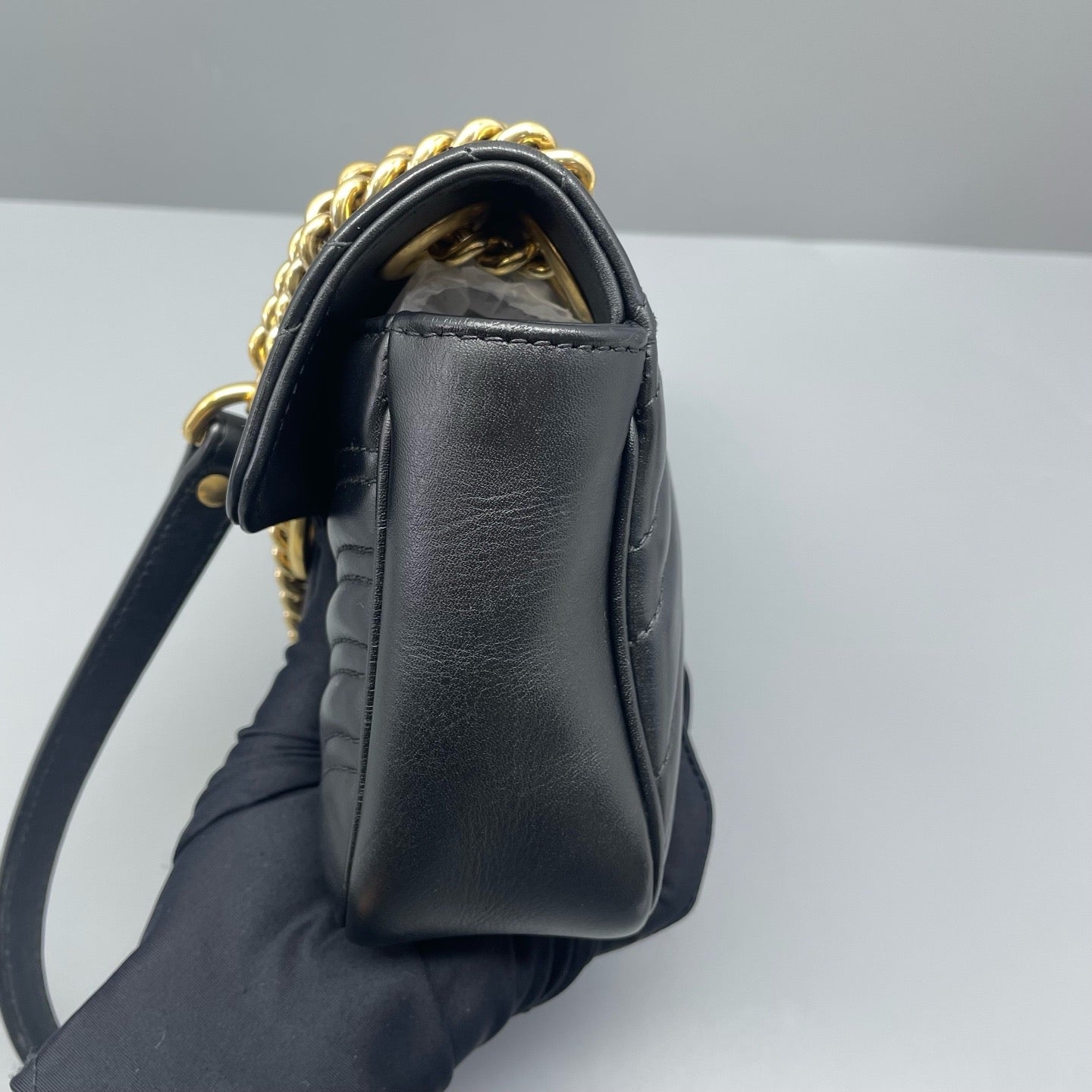 Gucci - Marmont - Leather - Black - (mini)