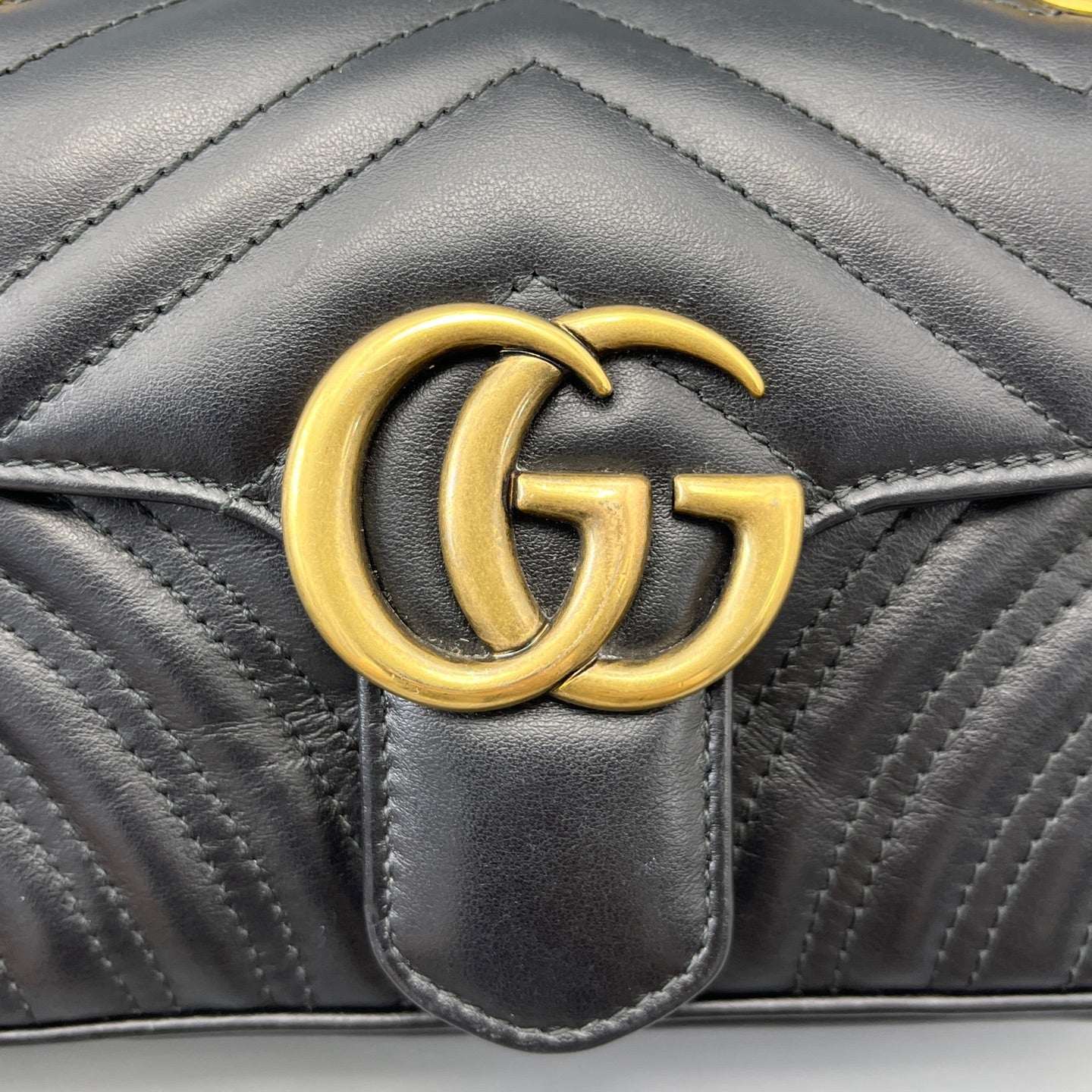 Gucci - Marmont - Leather - Black - (mini)