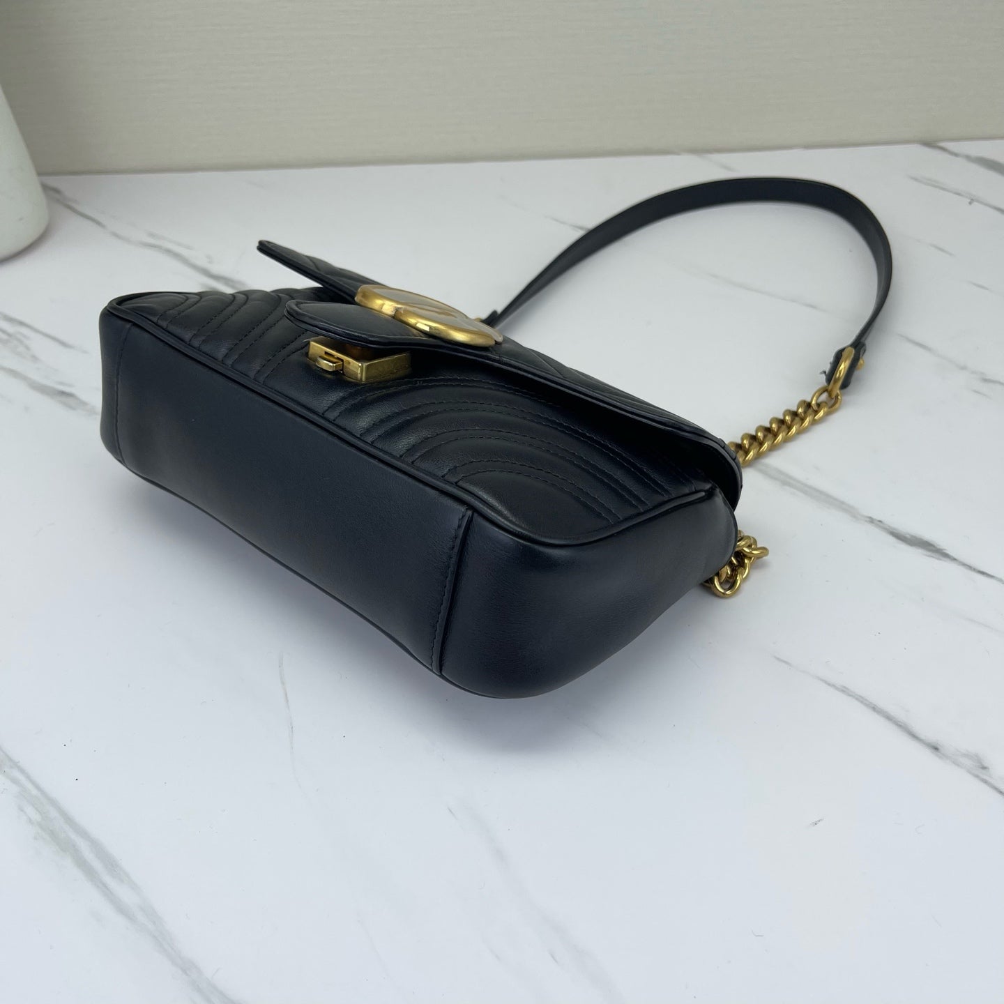 Gucci - Marmont - Leather - Black - (mini)
