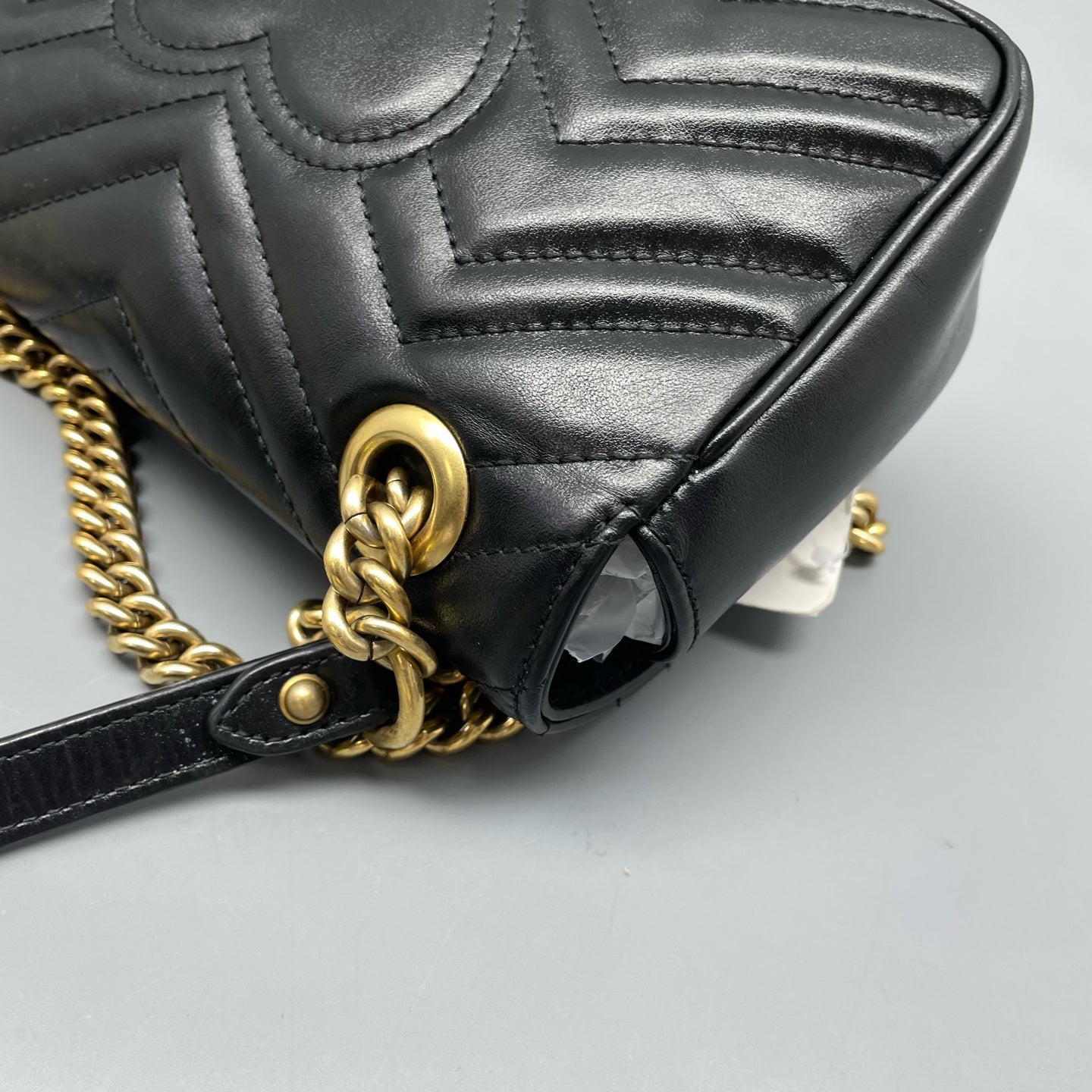 Gucci - Marmont - Leather - Black - (mini)