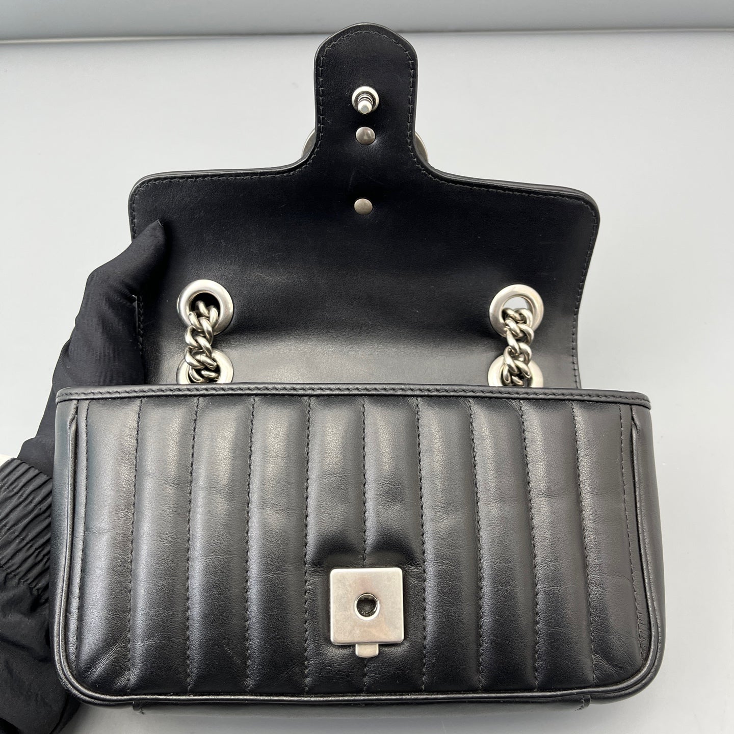 Gucci - Marmont - Leather - Black - (mini)