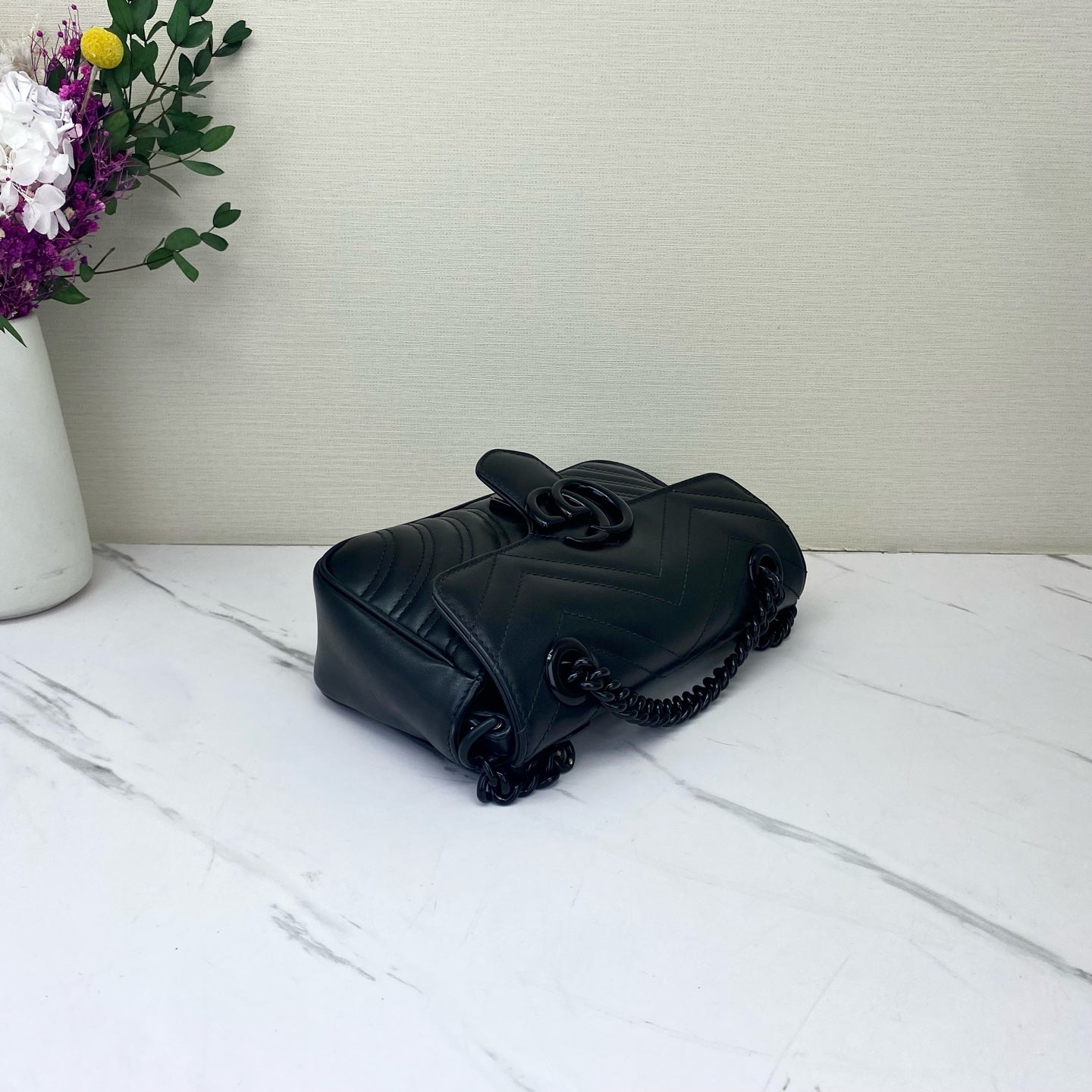 Gucci - Marmont - Leather - Black - (mini)