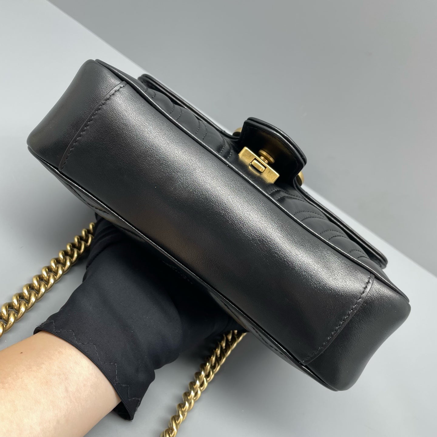 Gucci - Marmont - Leather - Black - (mini)