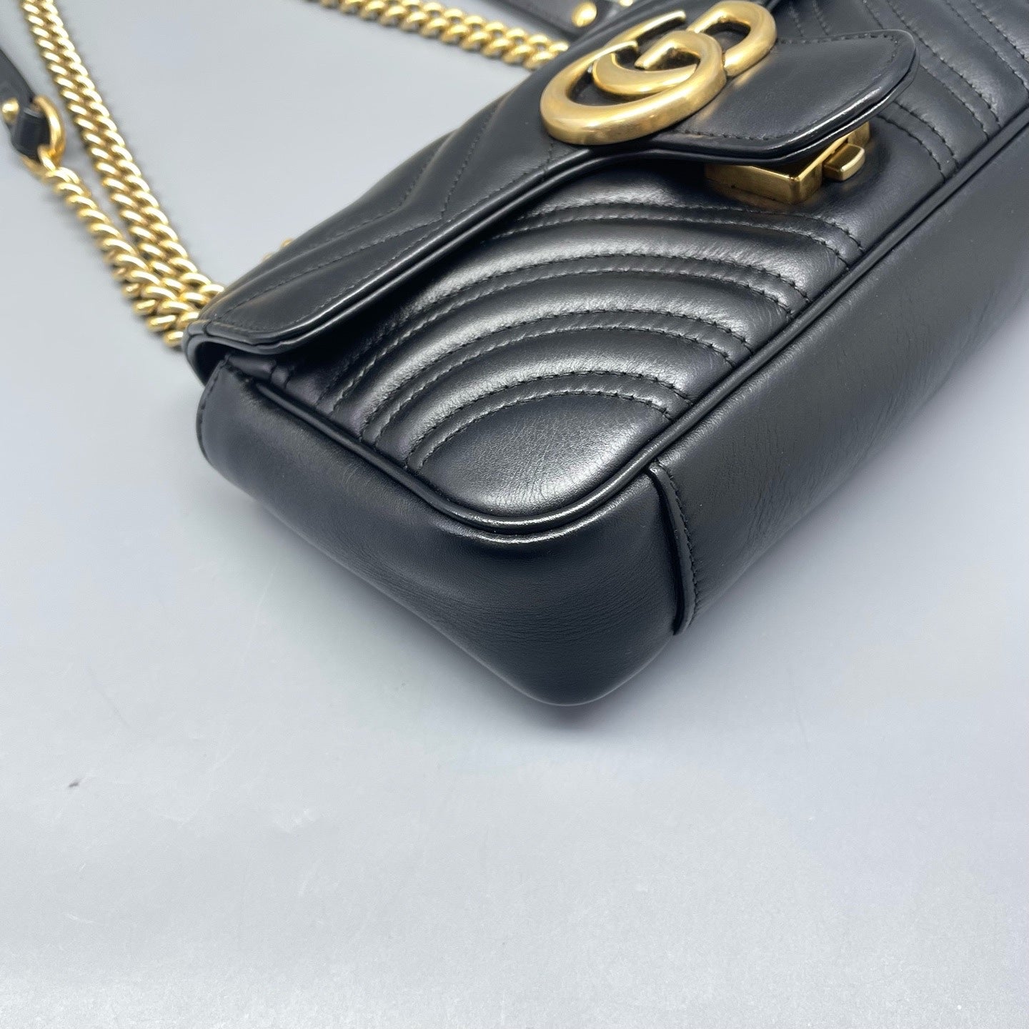 Gucci - Marmont - Leather - Black - (mini)