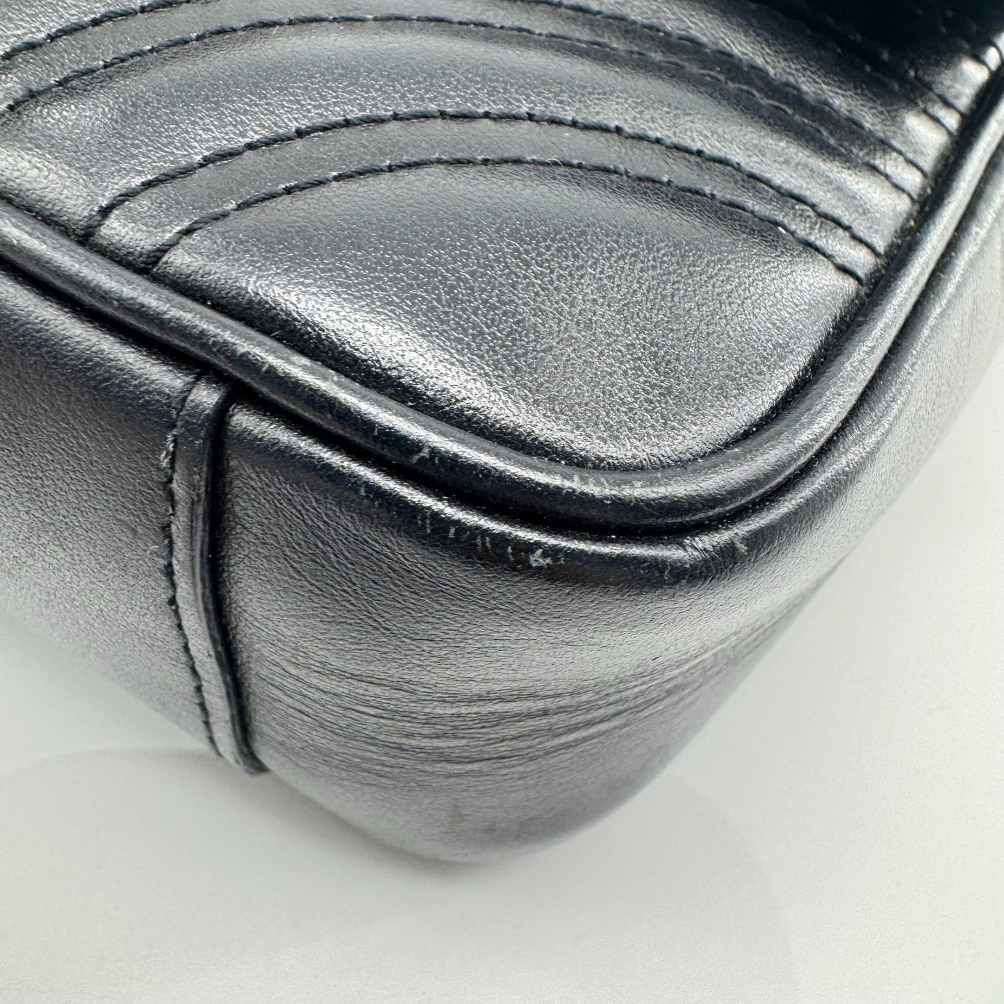 Gucci - Marmont - Leather - Black - (mini)