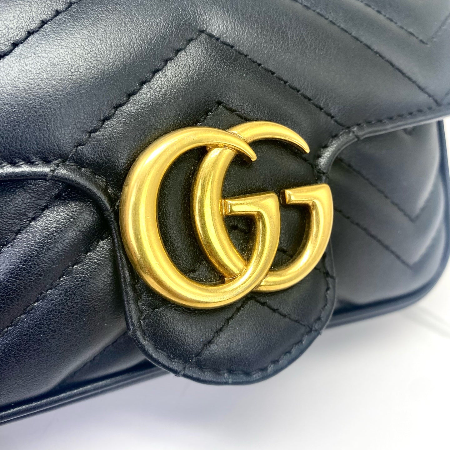Gucci - Marmont - Leather - Black - (mini)