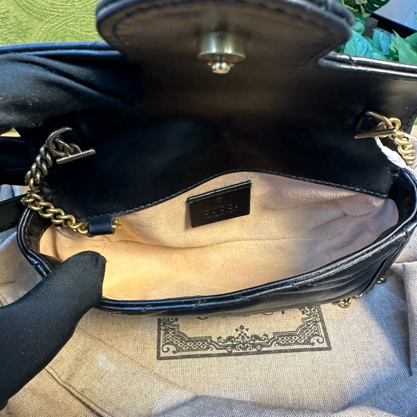 Gucci - Marmont - Leather - Black - (mini)
