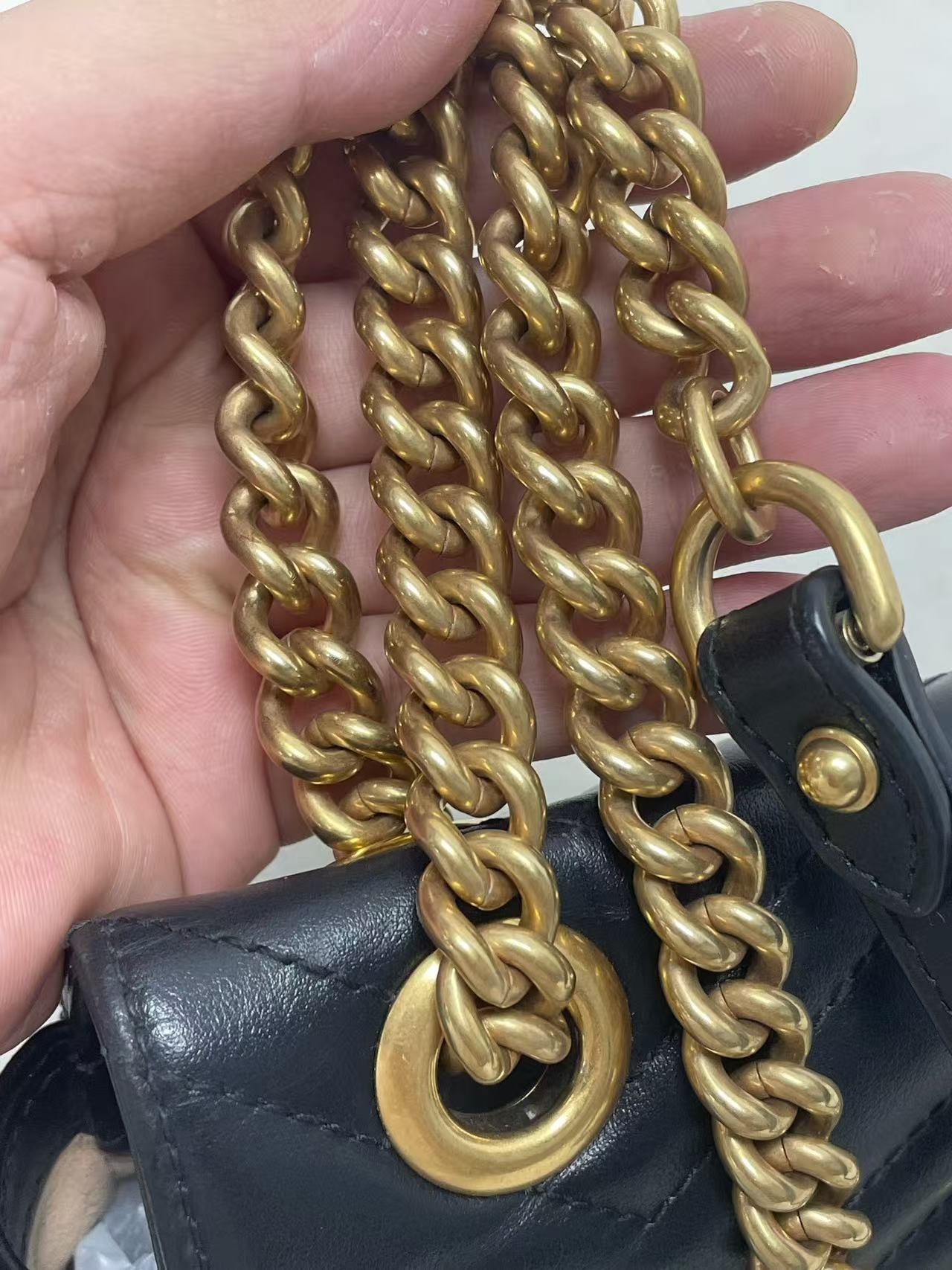 Gucci - Marmont - Leather - Black - (mini)