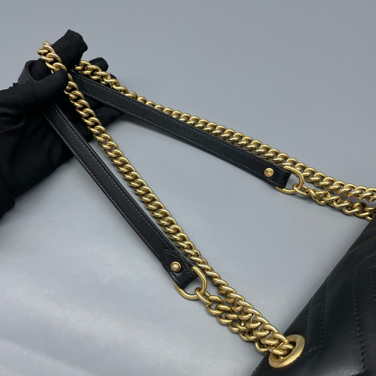 Gucci - Marmont - Leather - Black - (mini)
