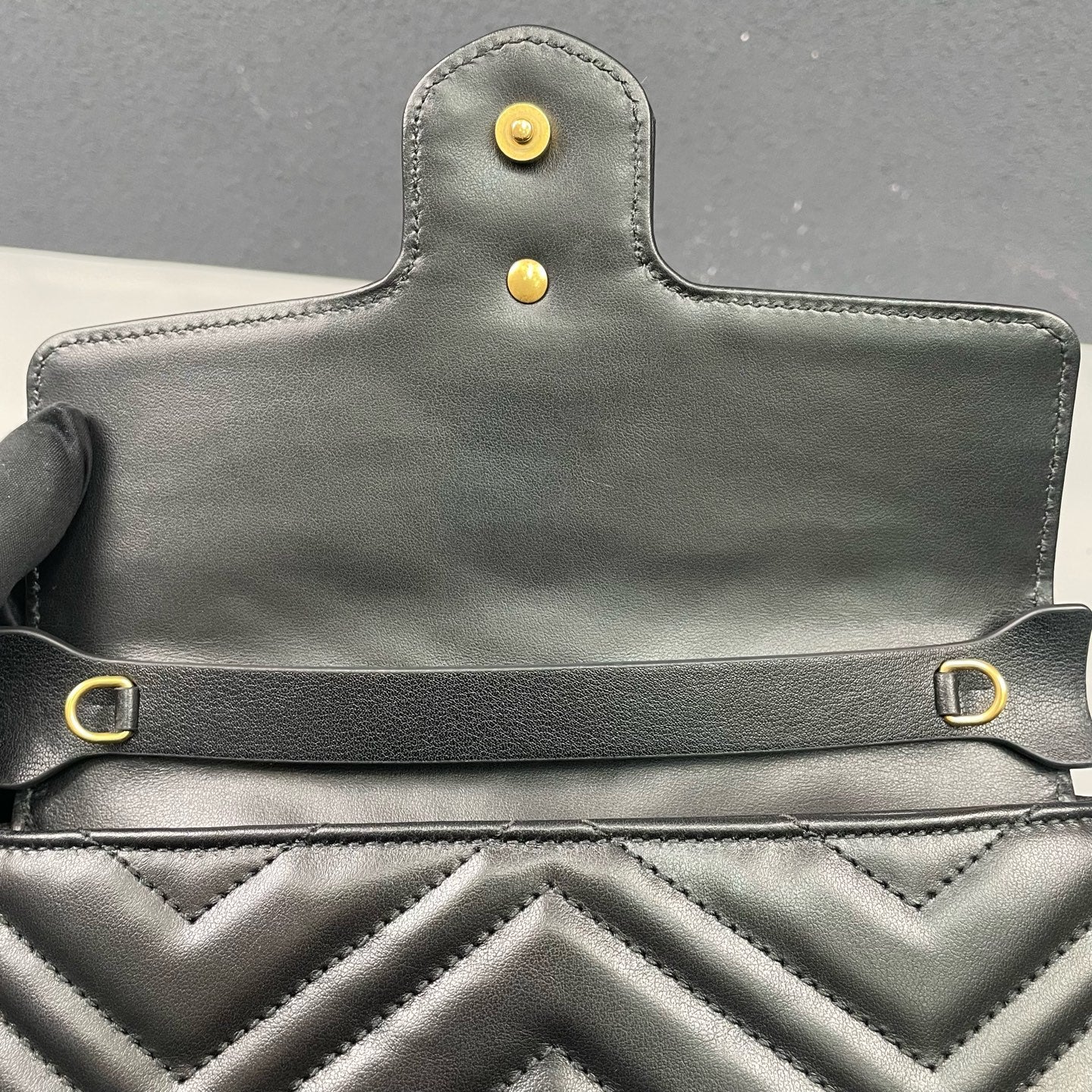 Gucci - Marmont - Leather - Black - (mini)