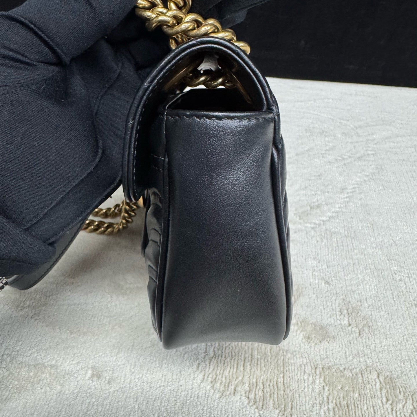 Gucci - Marmont - Leather - Black - (mini)