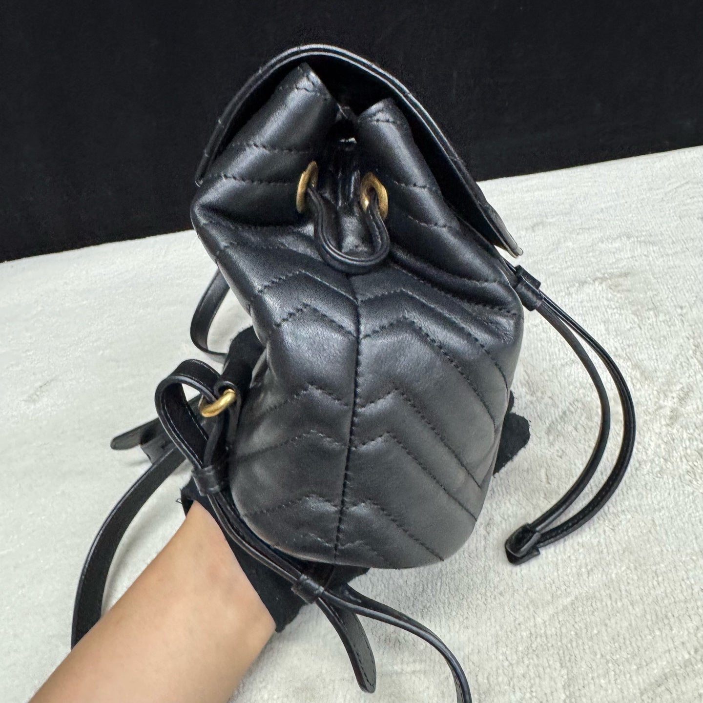 Gucci - Marmont - Leather - Black - (mini)