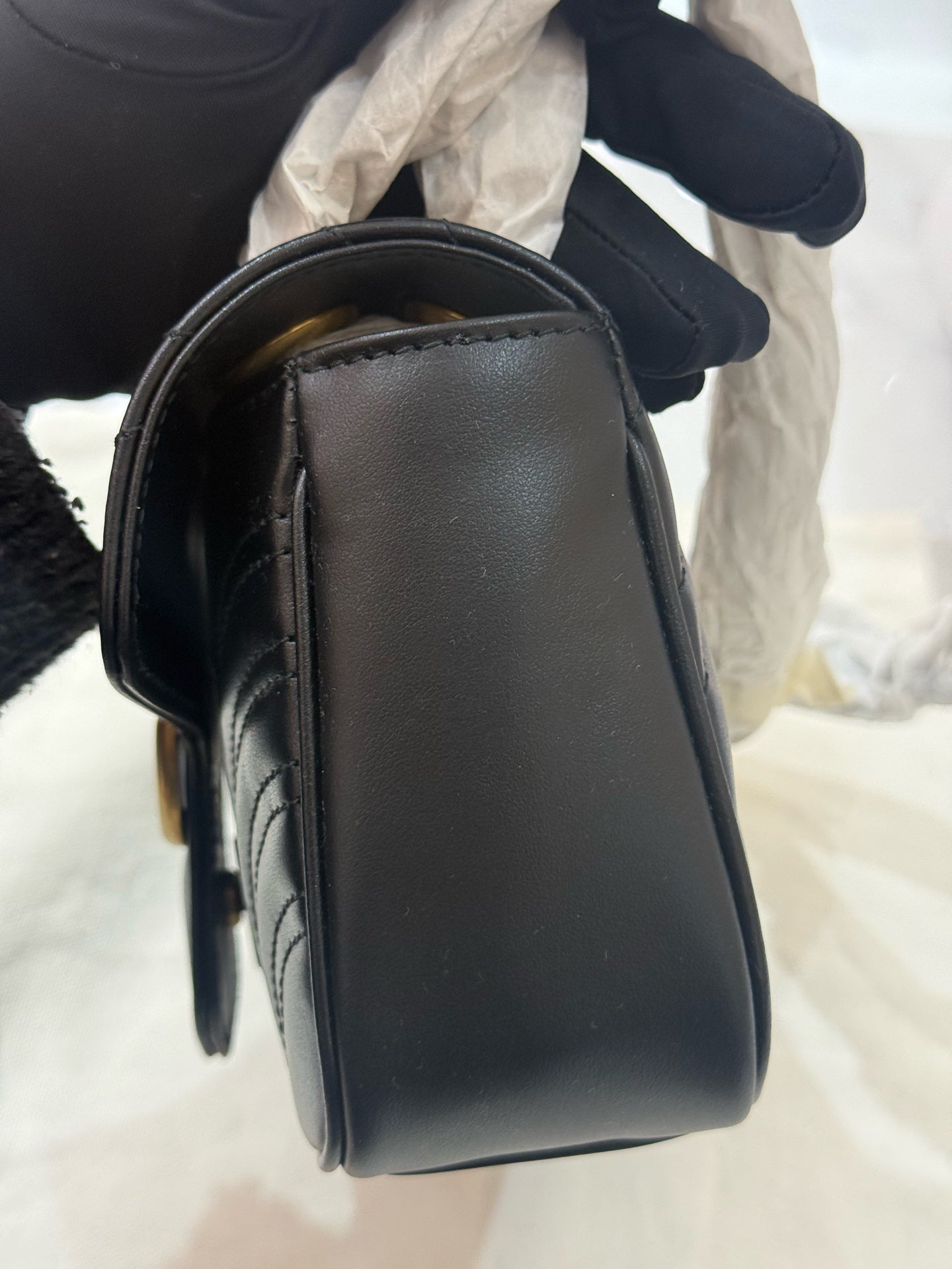 Gucci - Marmont - Leather - Black - (mini)
