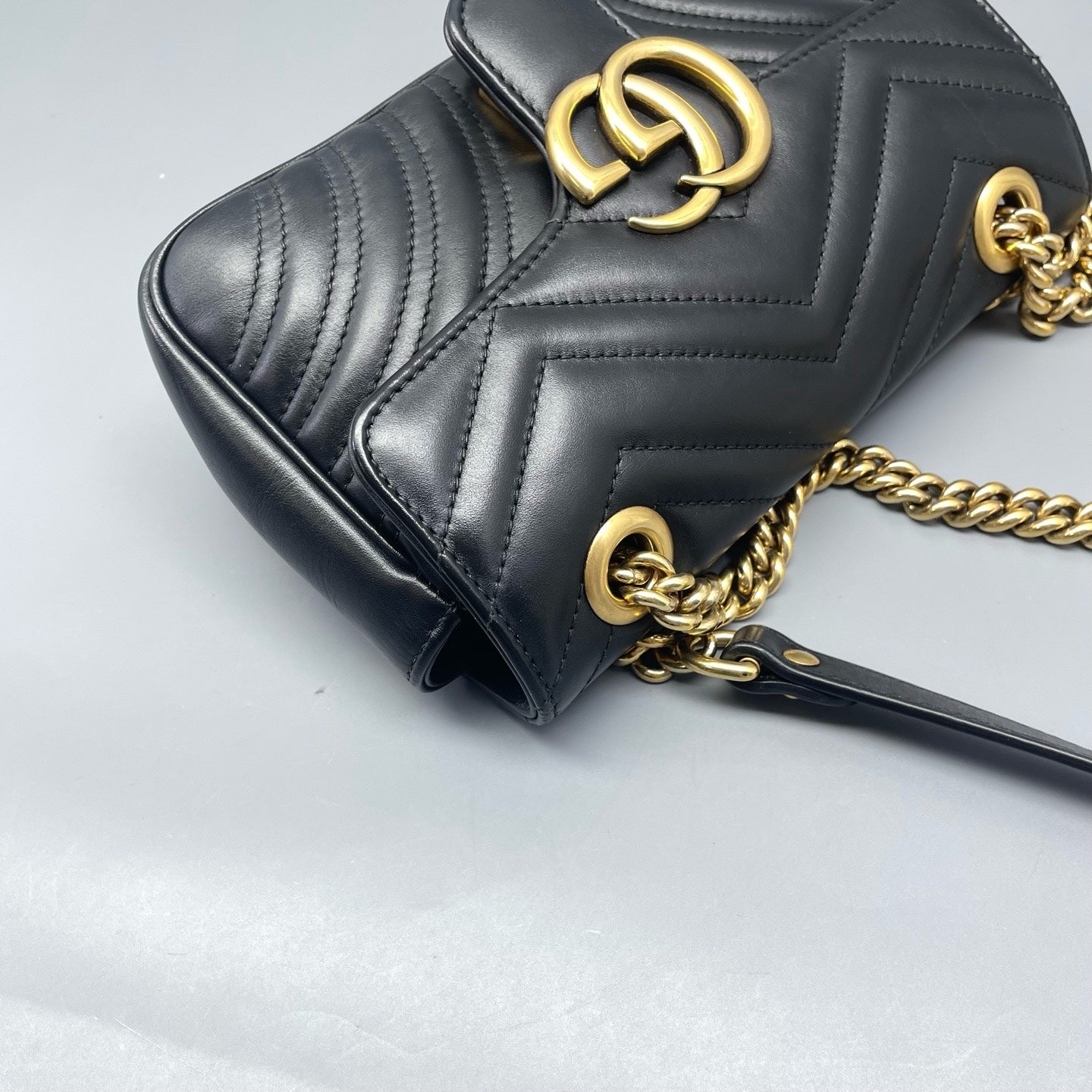 Gucci - Marmont - Leather - Black - (mini)