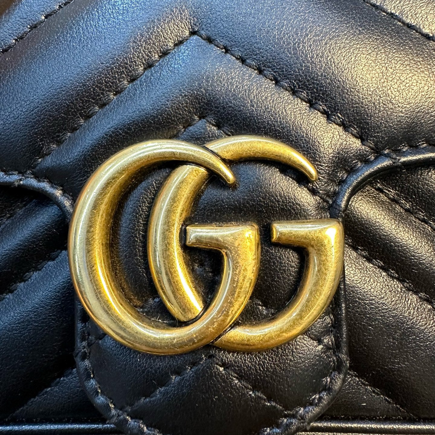 Gucci - Marmont - Leather - Black - (mini)