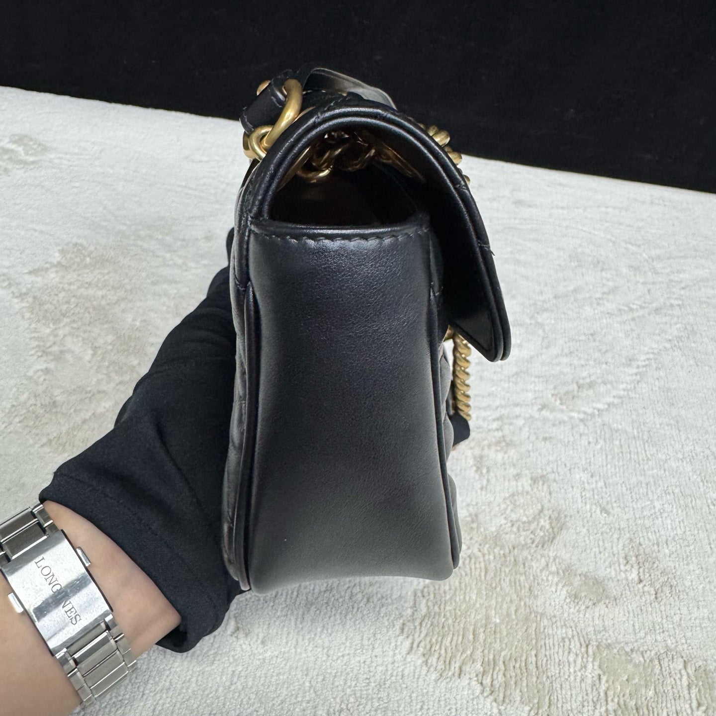Gucci - Marmont - Leather - Black - (mini)