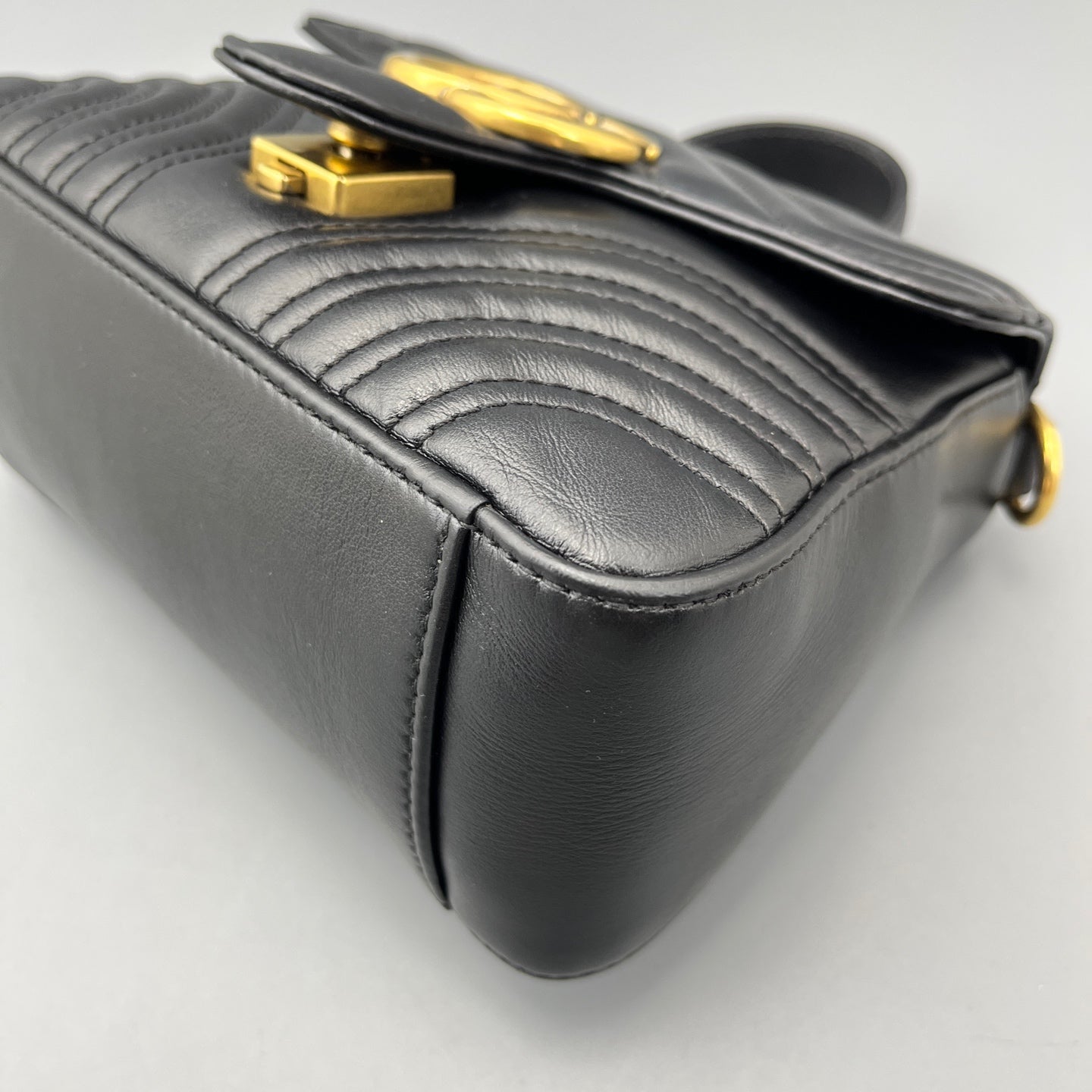 Gucci - Marmont - Leather - Black - (mini)