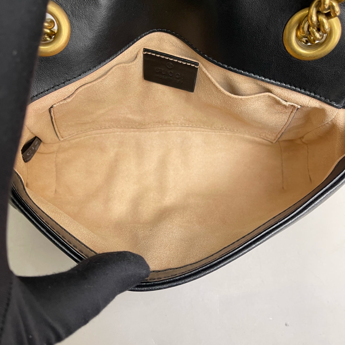 Gucci - Marmont - Leather - Black - (mini)
