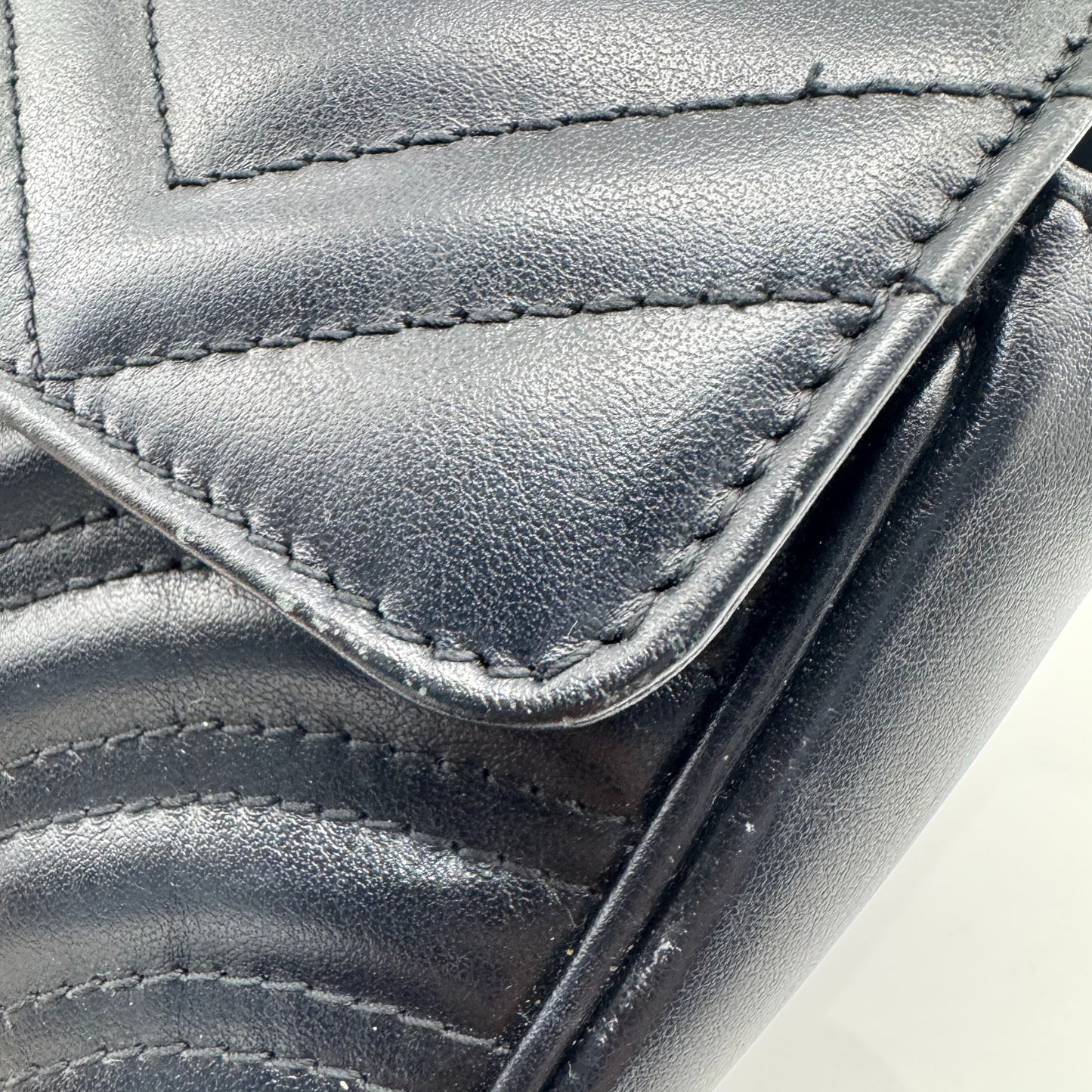 Gucci - Marmont - Leather - Black - (mini)