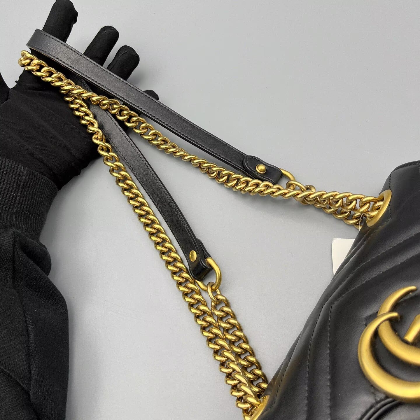 Gucci - Marmont - Leather - Black - (mini)