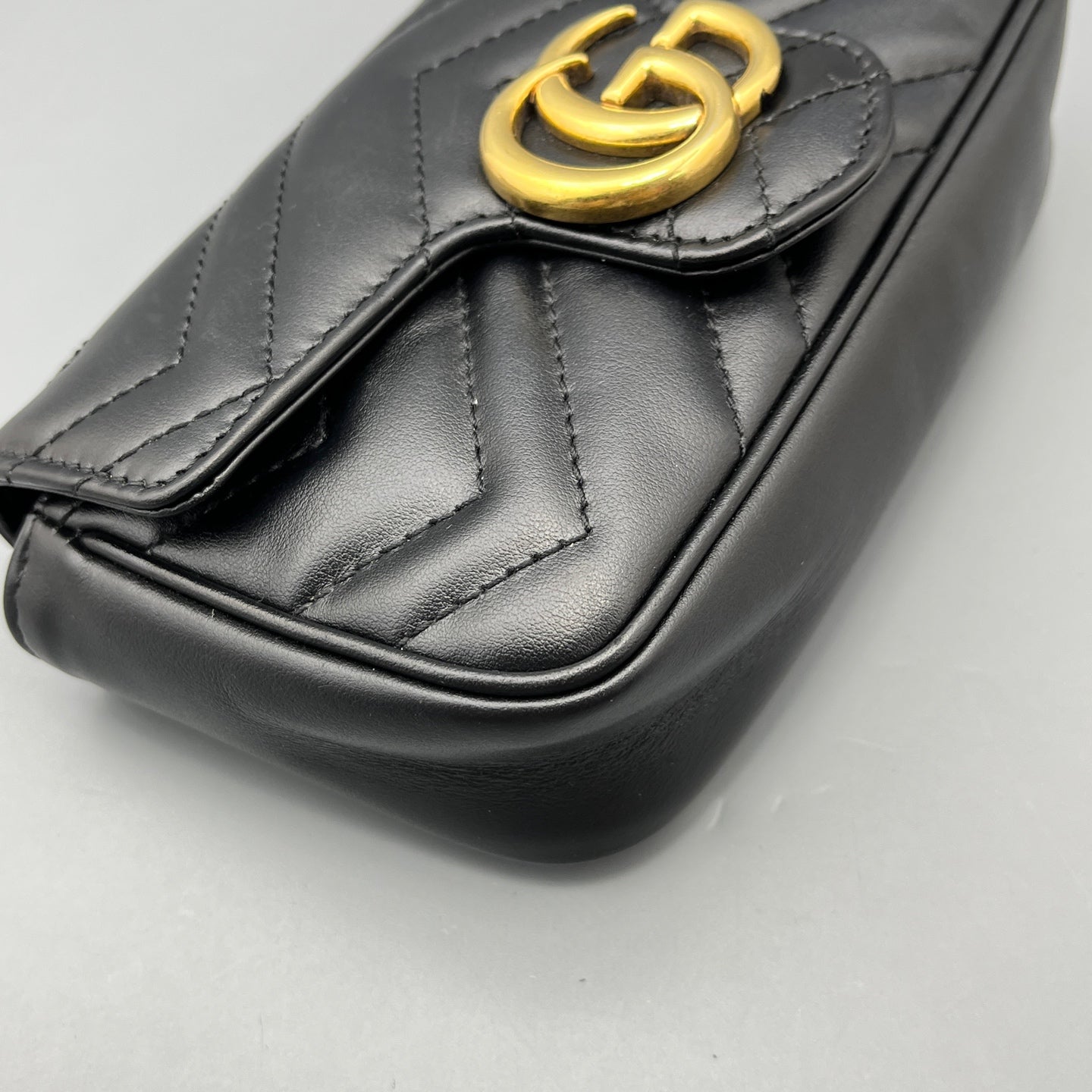 Gucci - Marmont - Leather - Black - (mini)