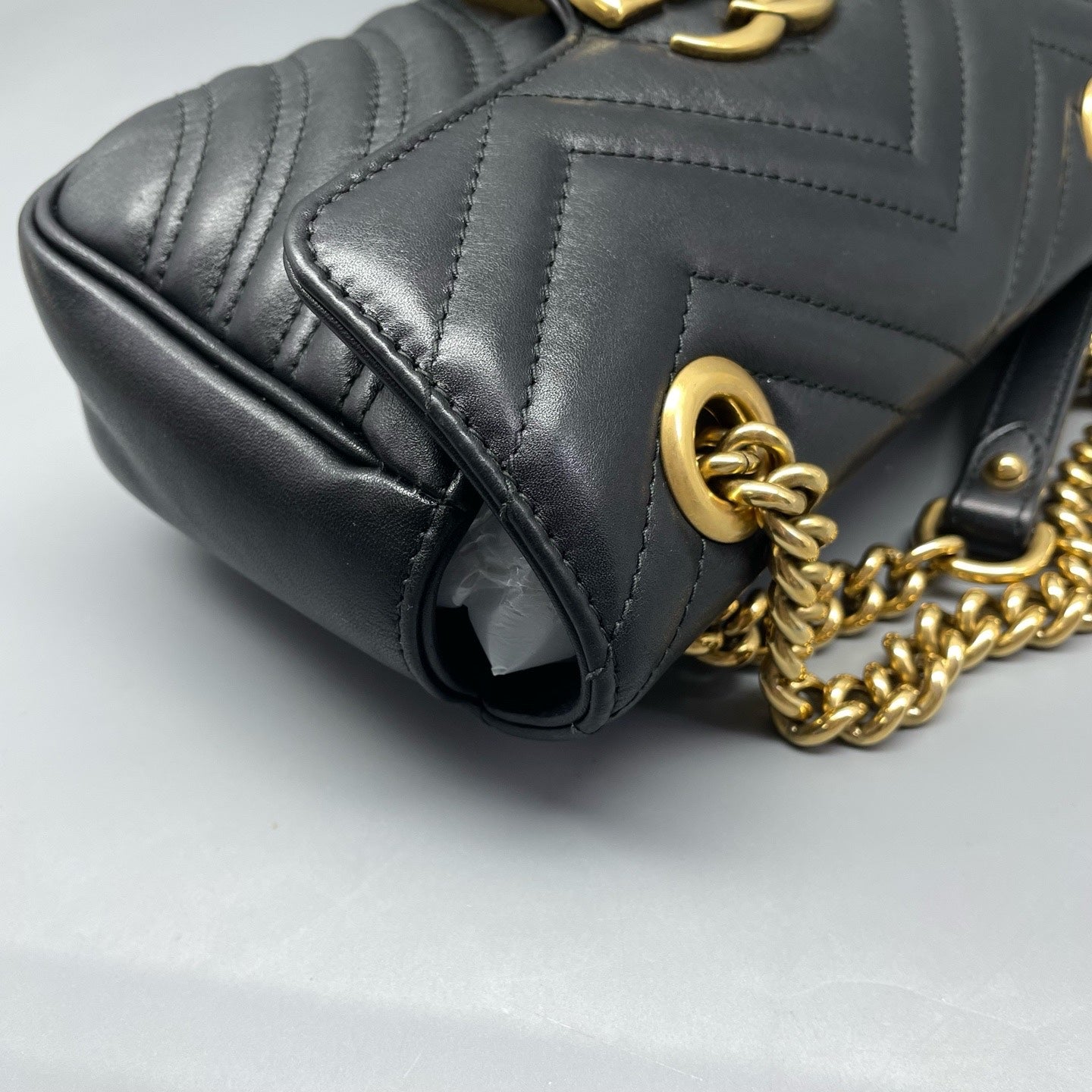 Gucci - Marmont - Leather - Black - (mini)