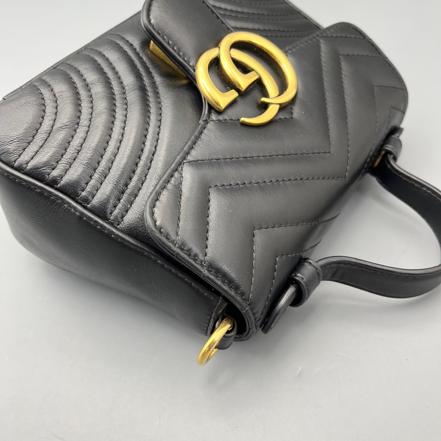 Gucci - Marmont - Leather - Black - (mini)