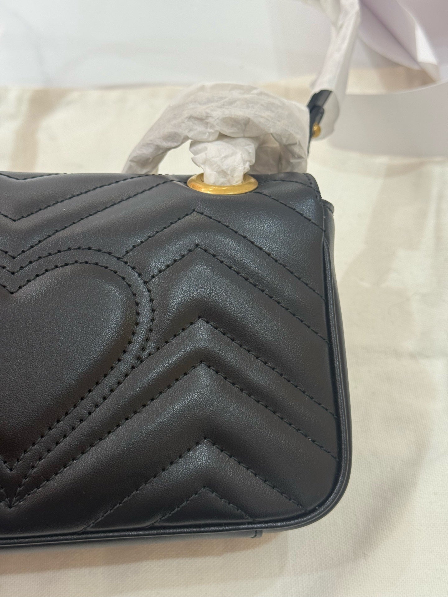Gucci - Marmont - Leather - Black - (mini)