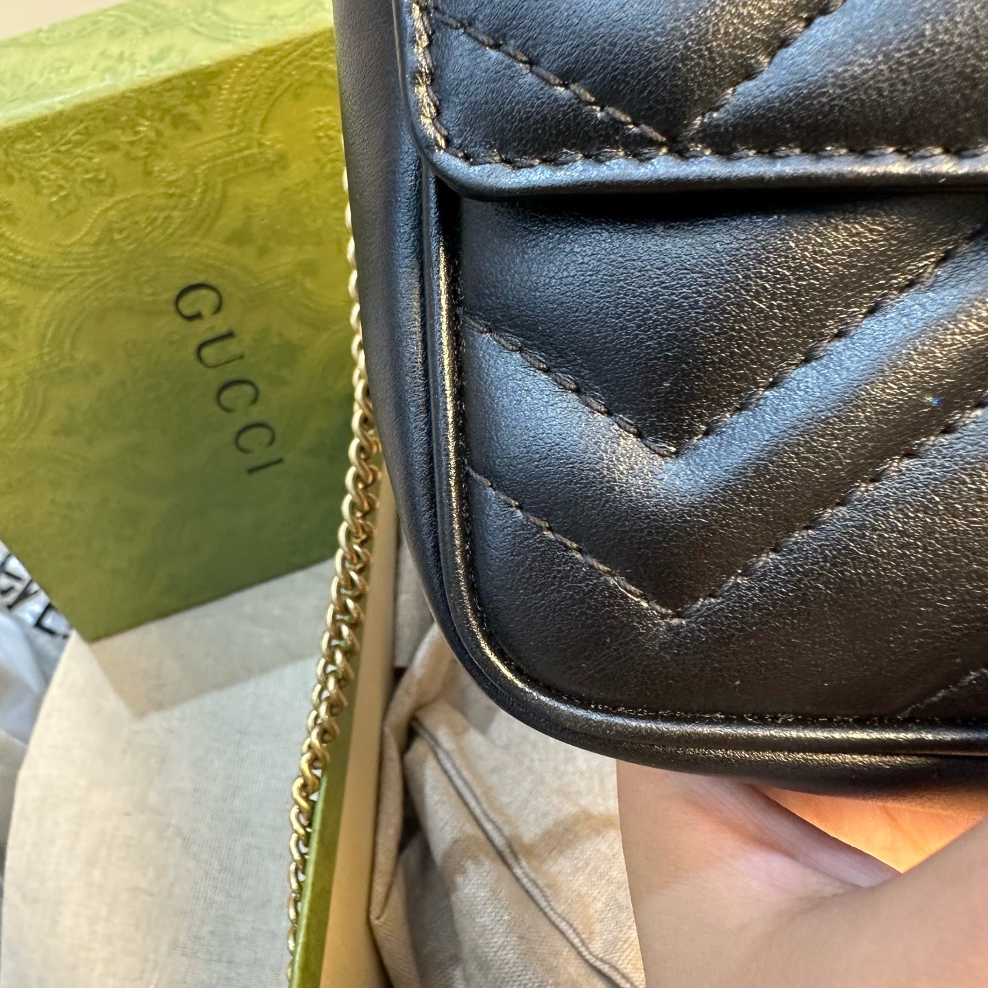 Gucci - Marmont - Leather - Black - (mini)