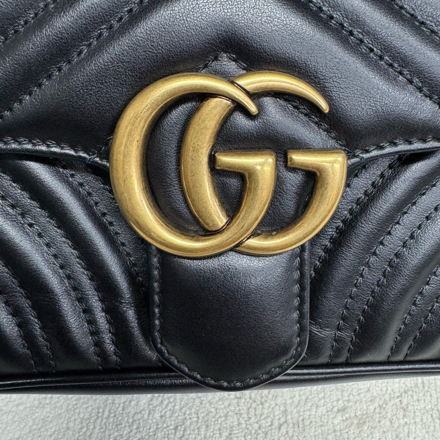 Gucci - Marmont - Leather - Black - (mini)