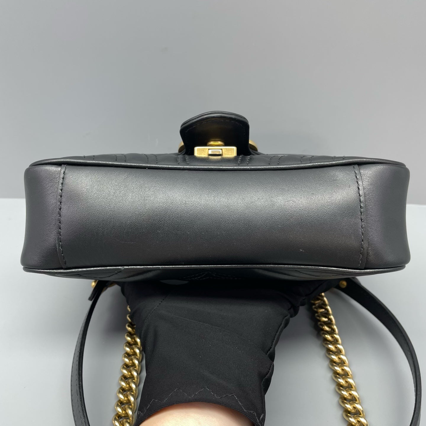 Gucci - Marmont - Leather - Black - (mini)