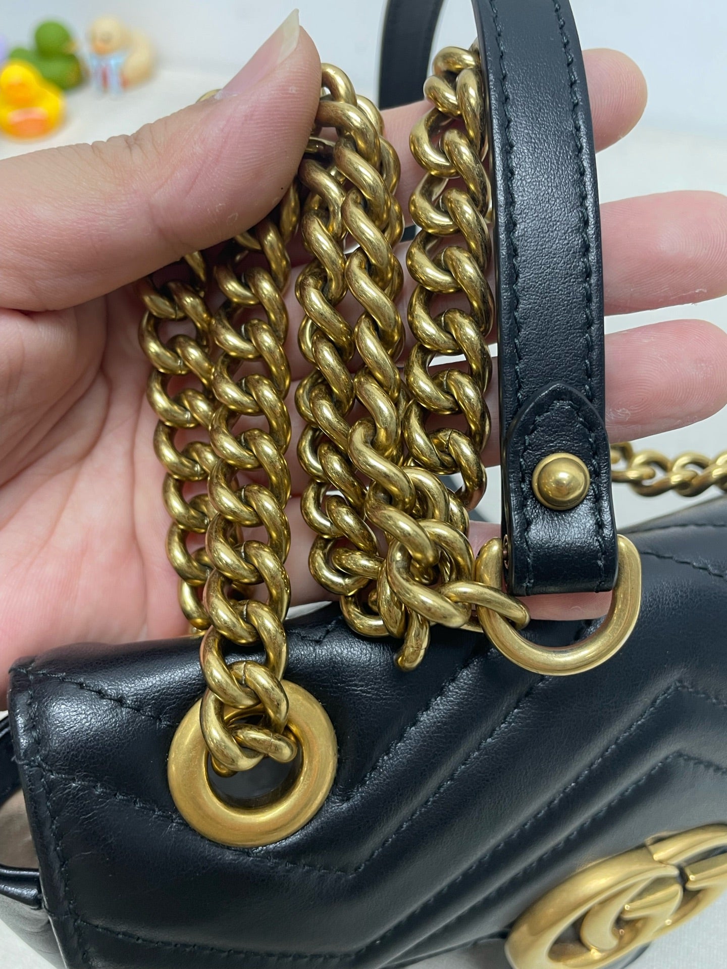Gucci - Marmont - Leather - Black - (mini)