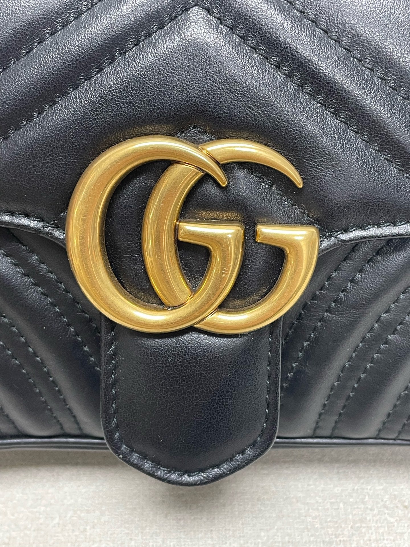 Gucci - Marmont - Leather - Black - (mini)
