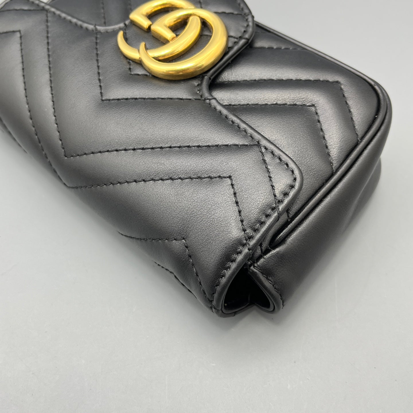 Gucci - Marmont - Leather - Black - (mini)