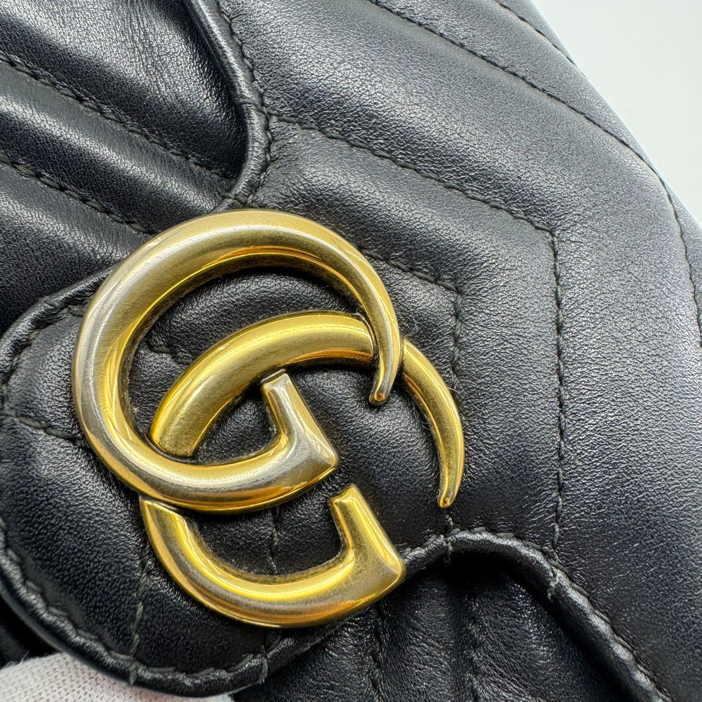 Gucci - Marmont - Leather - Black - (mini)