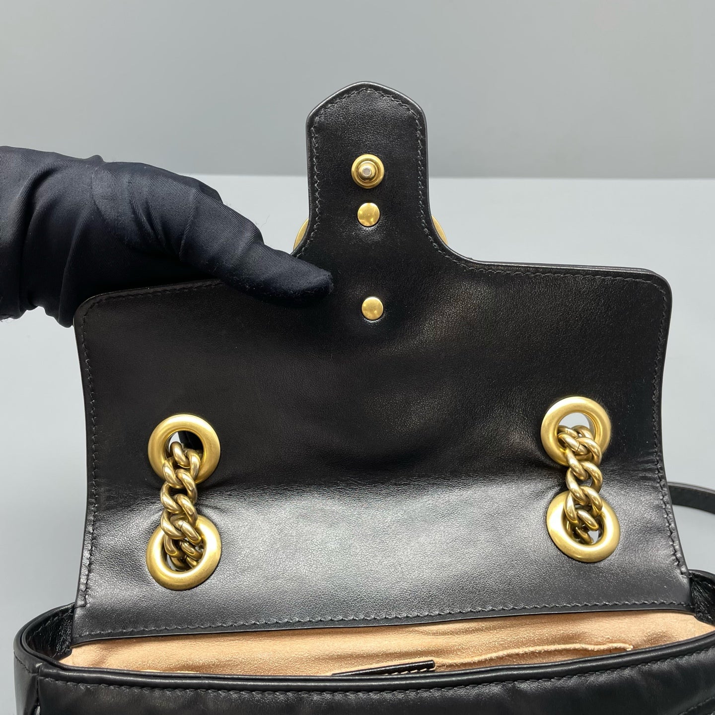Gucci - Marmont - Leather - Black - (mini)